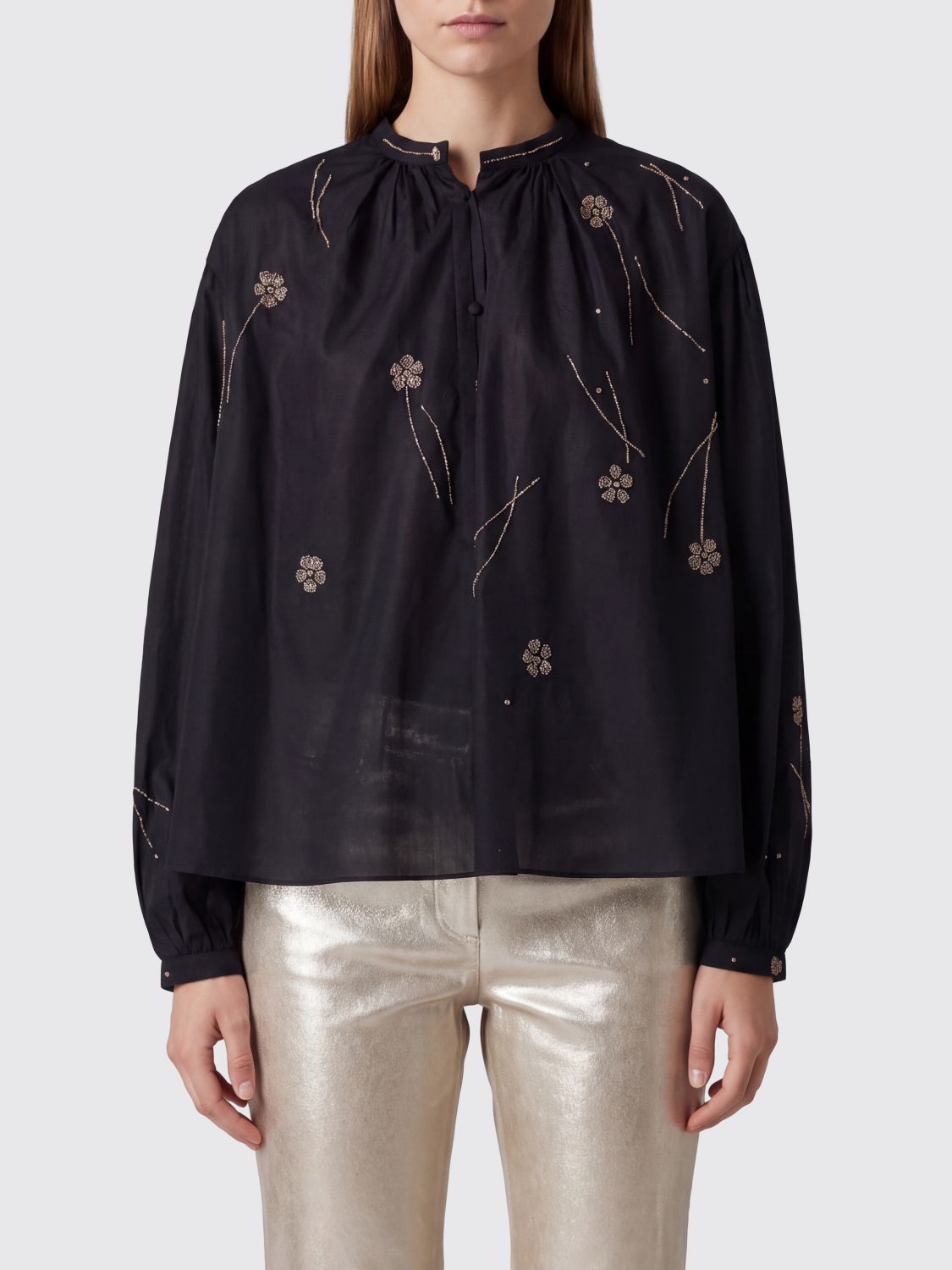 FORTE FORTE Shirt Woman color Black