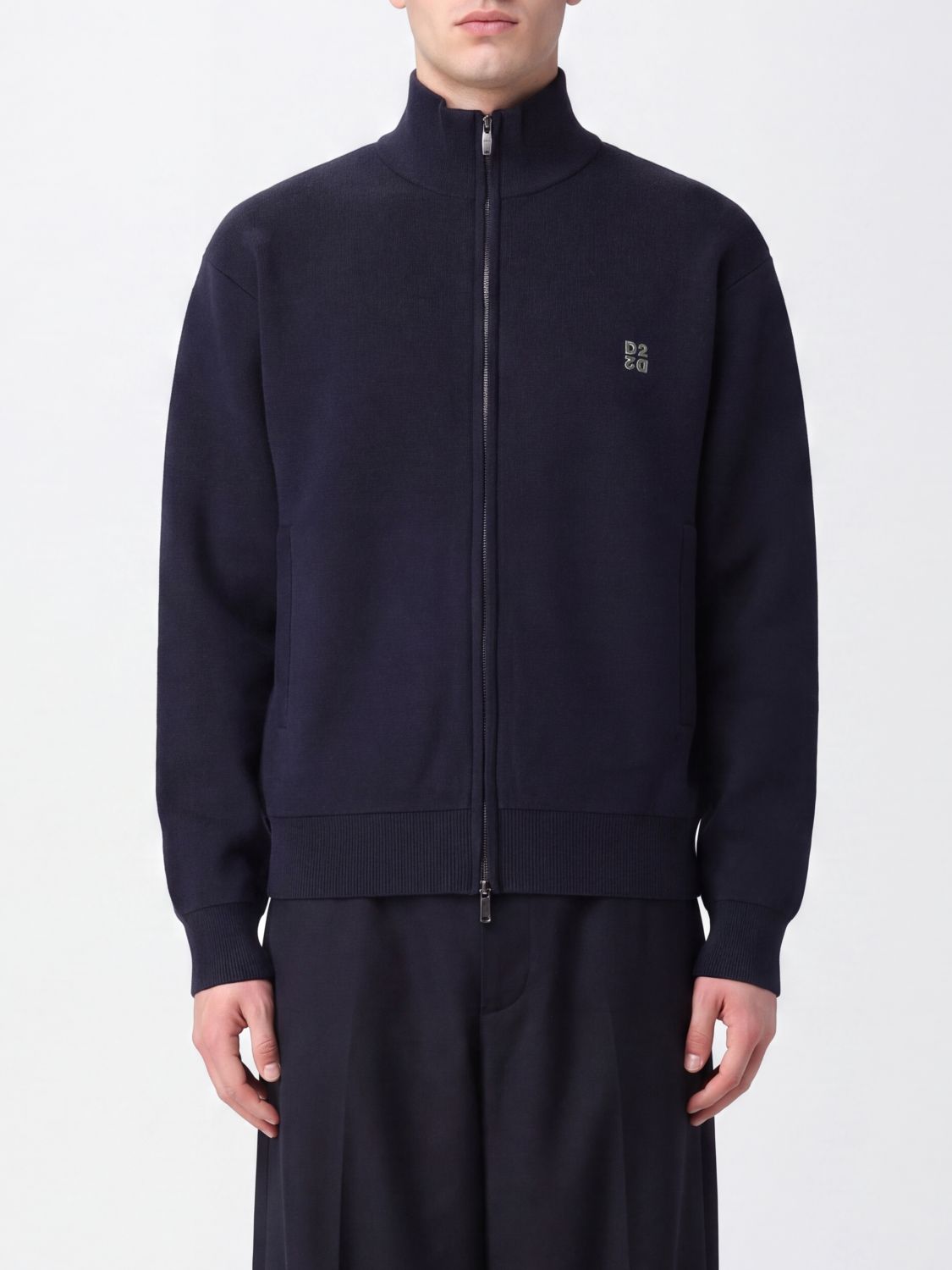 DSQUARED2 Sweater Men color Navy