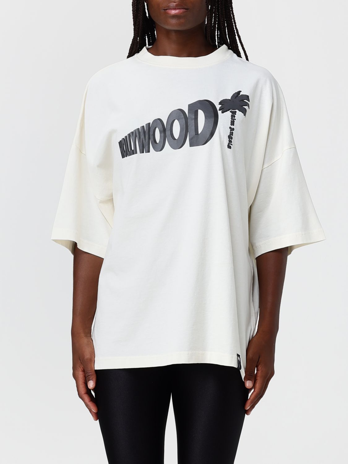 PALM ANGELS T-Shirt Woman color White