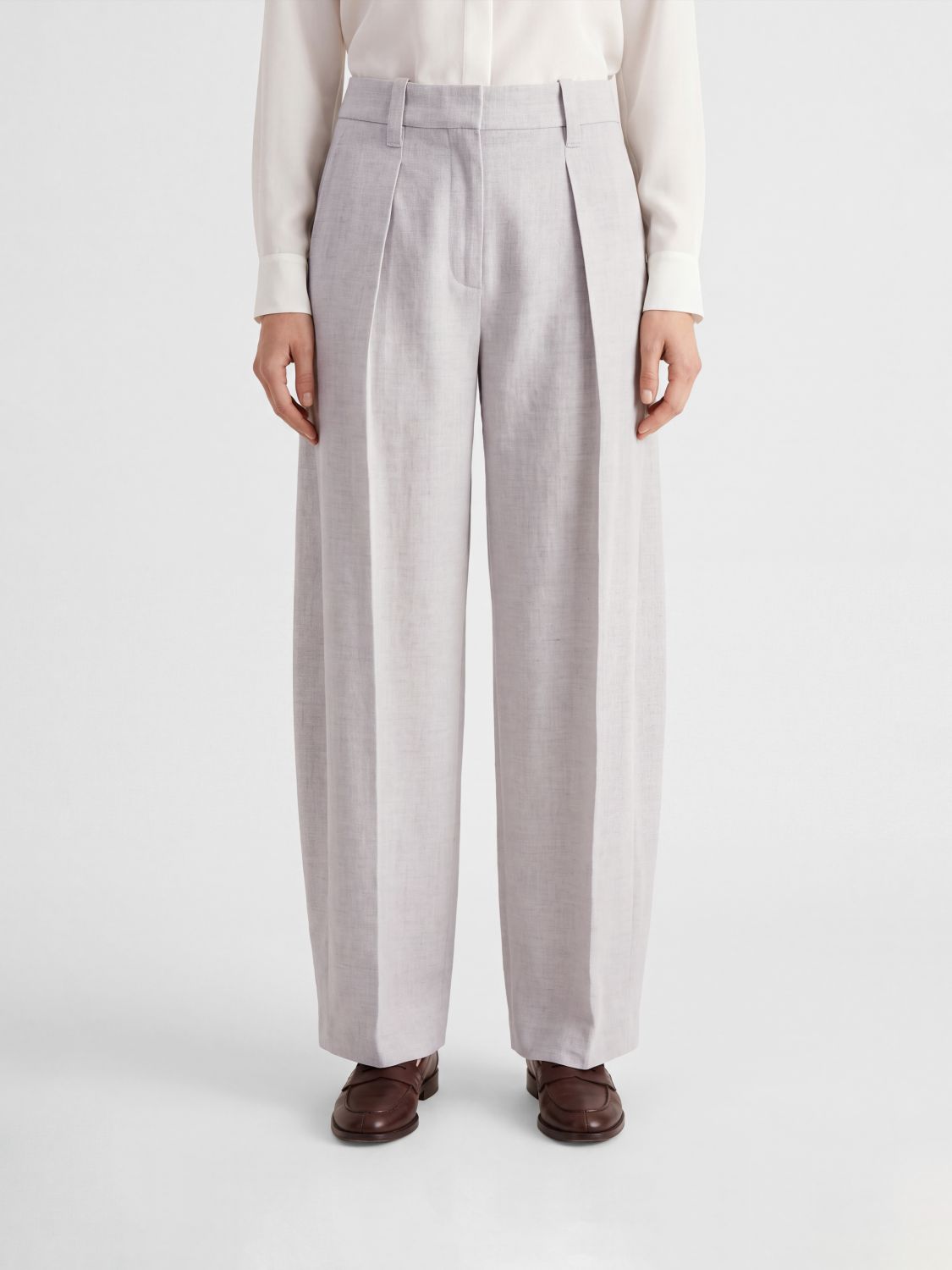 BRUNELLO CUCINELLI Pants Woman color Ivory