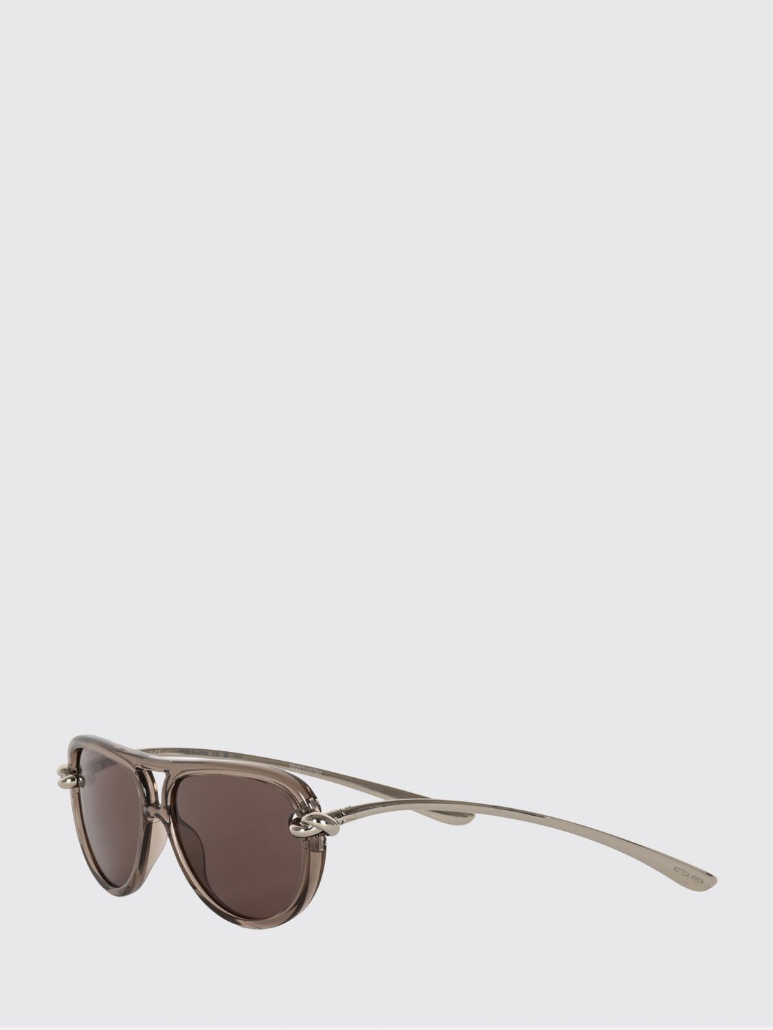 BOTTEGA VENETA Knot Aviator Sunglasses in Metal and Acetate