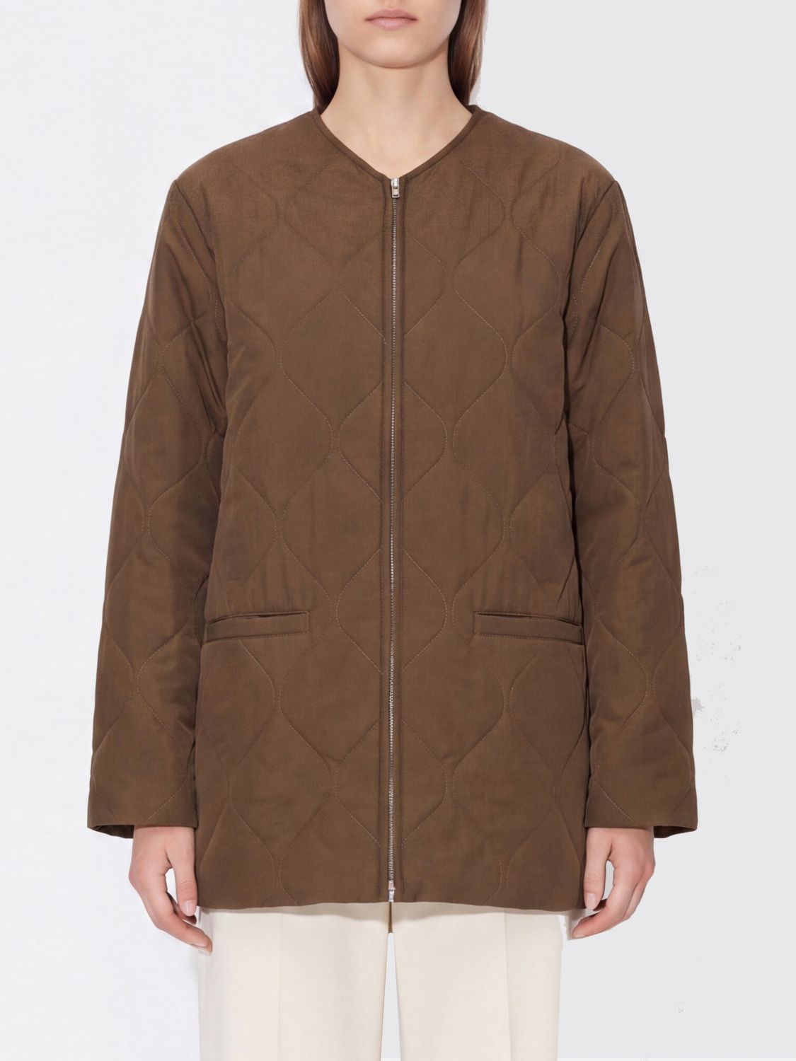 JIL SANDER Jacket Woman color Grey
