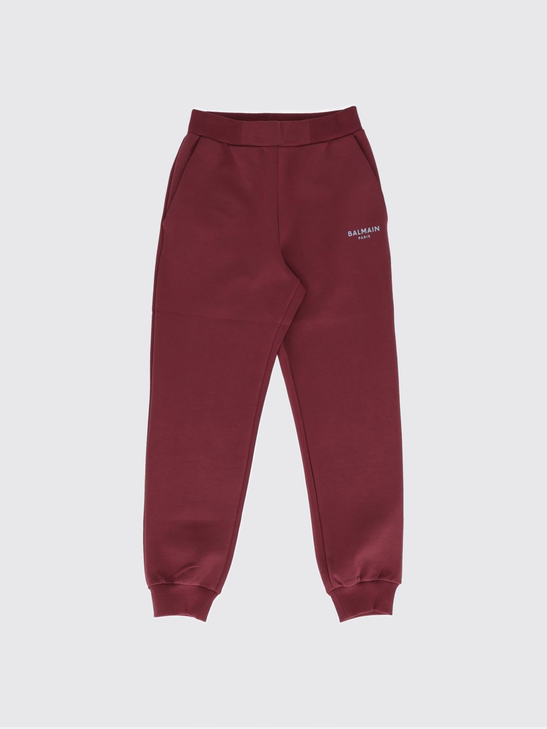BALMAIN Pants Kids color Burgundy