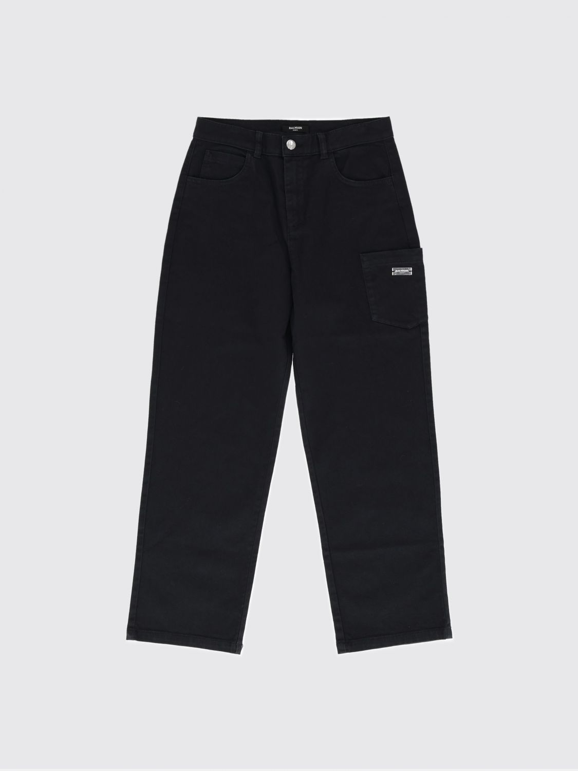 BALMAIN Jeans Kids color Black