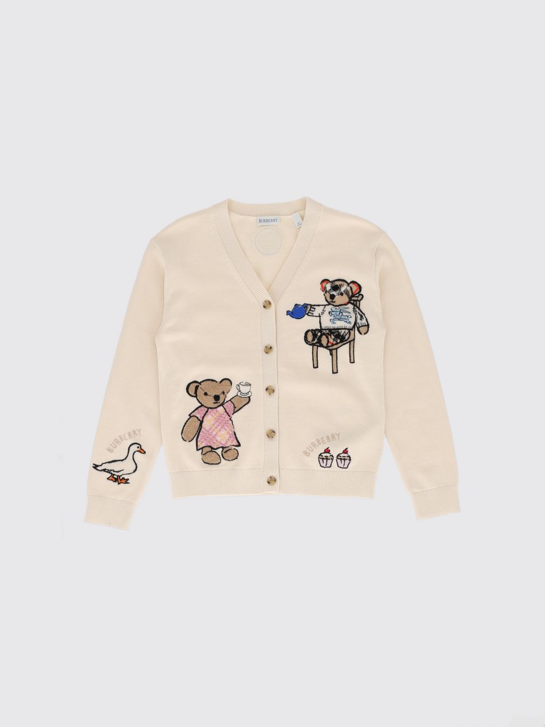 BURBERRY Sweater Kids color Ivory　BURBERRY セーター キッズカラー アイボリー BURBERRY