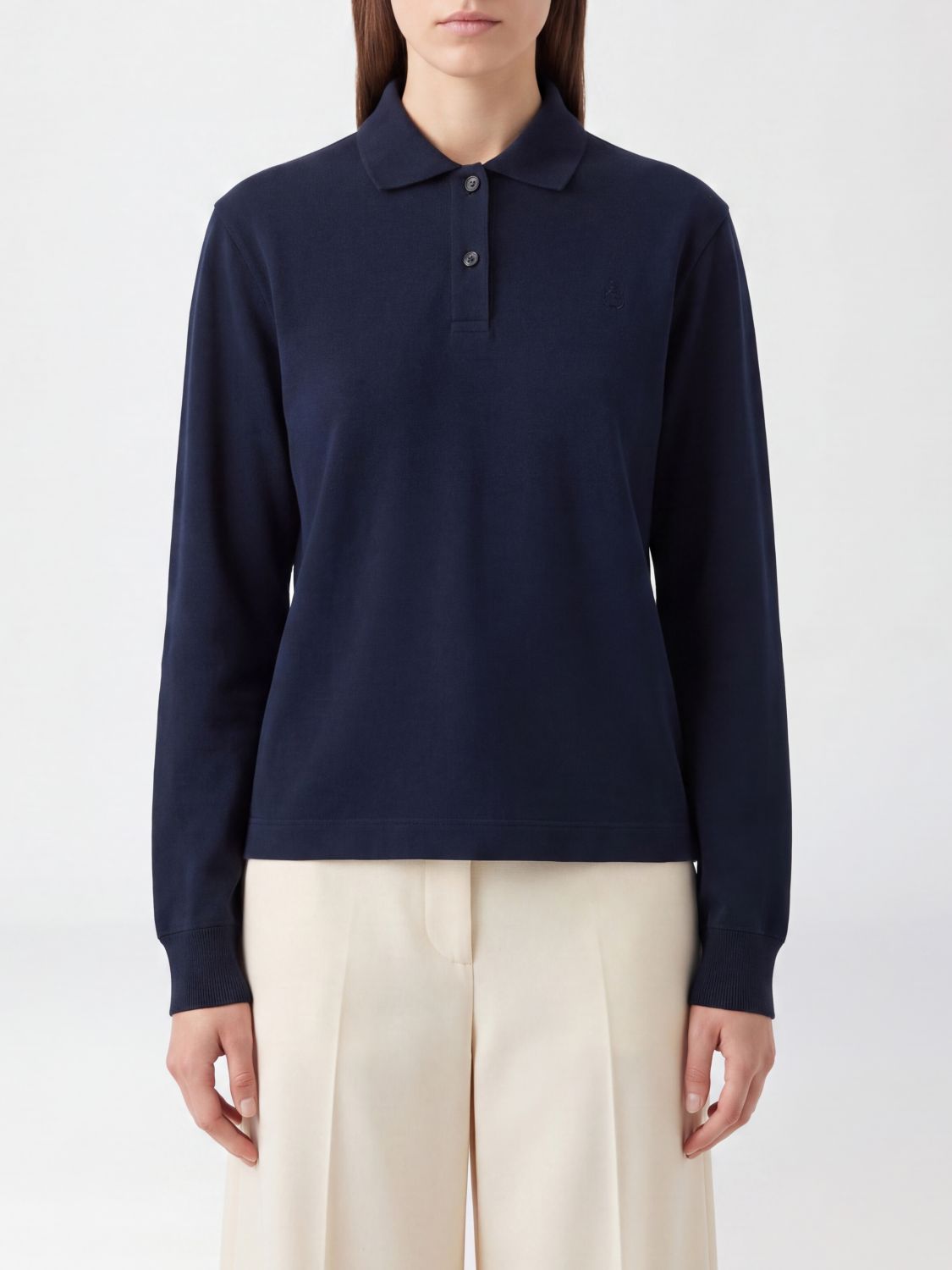 JIL SANDER Polo Shirt Woman color Navy