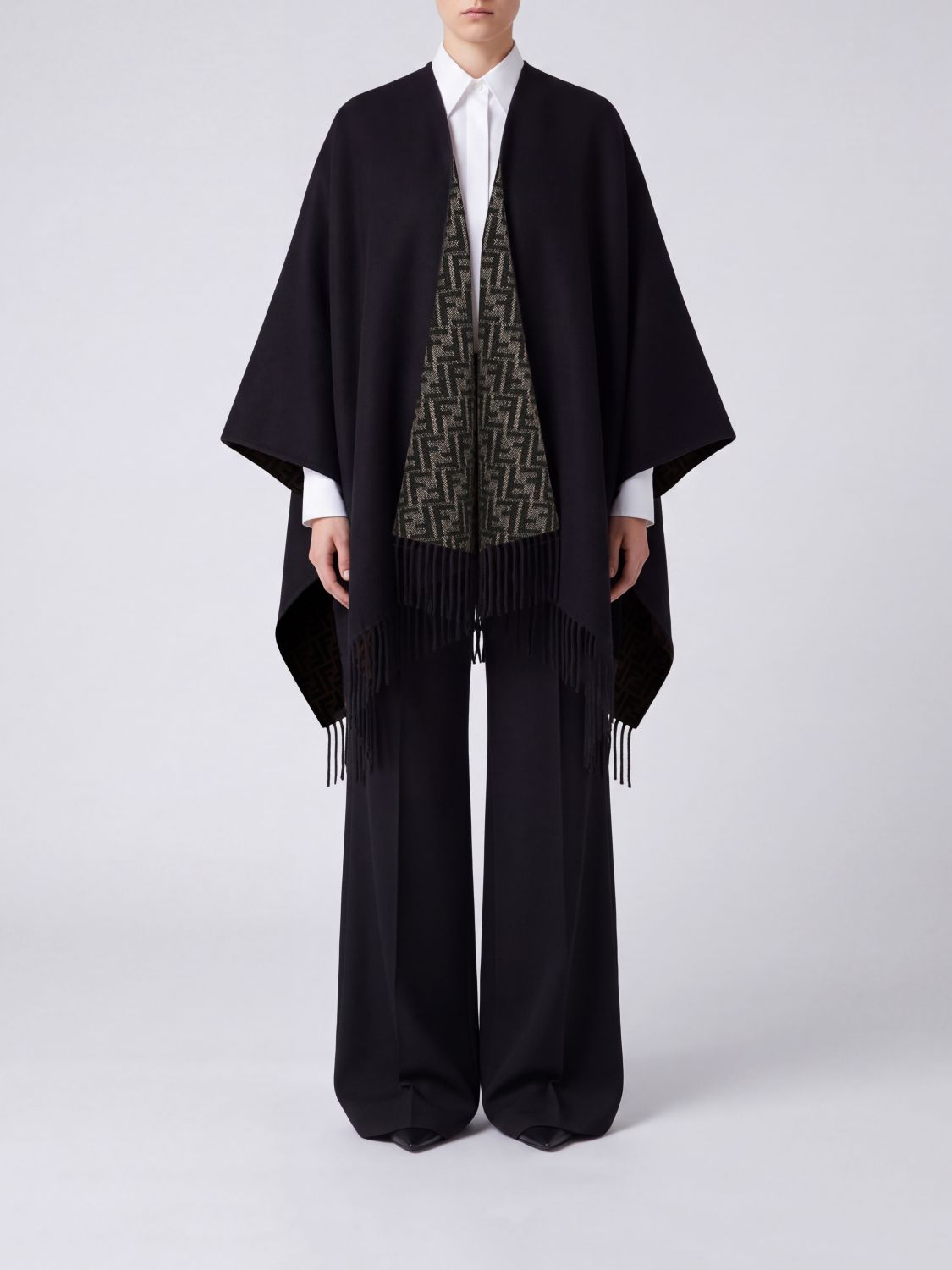 FENDI Mantella Donna colore Tabacco