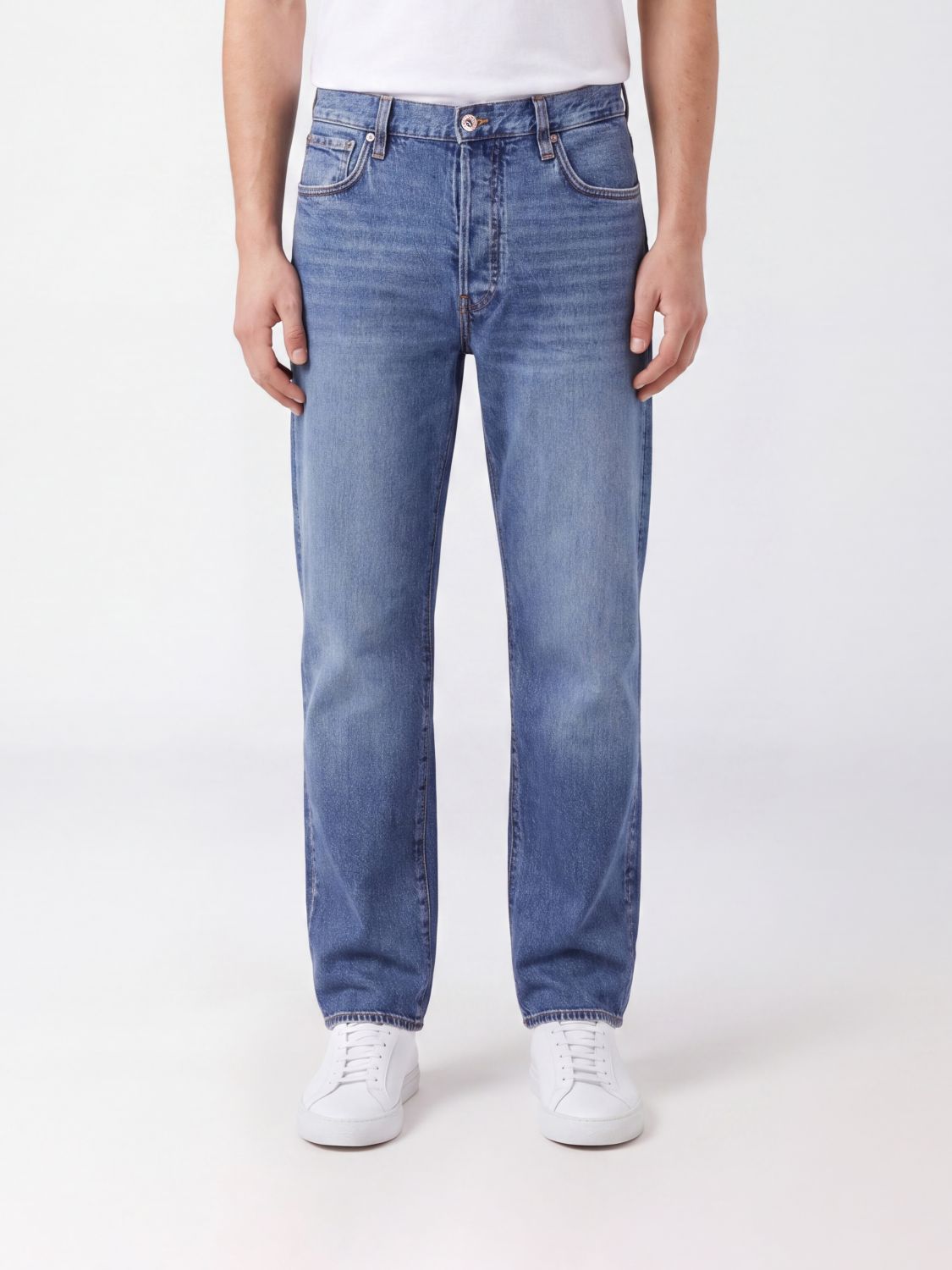 EMPORIO ARMANI Jeans Men color Blue