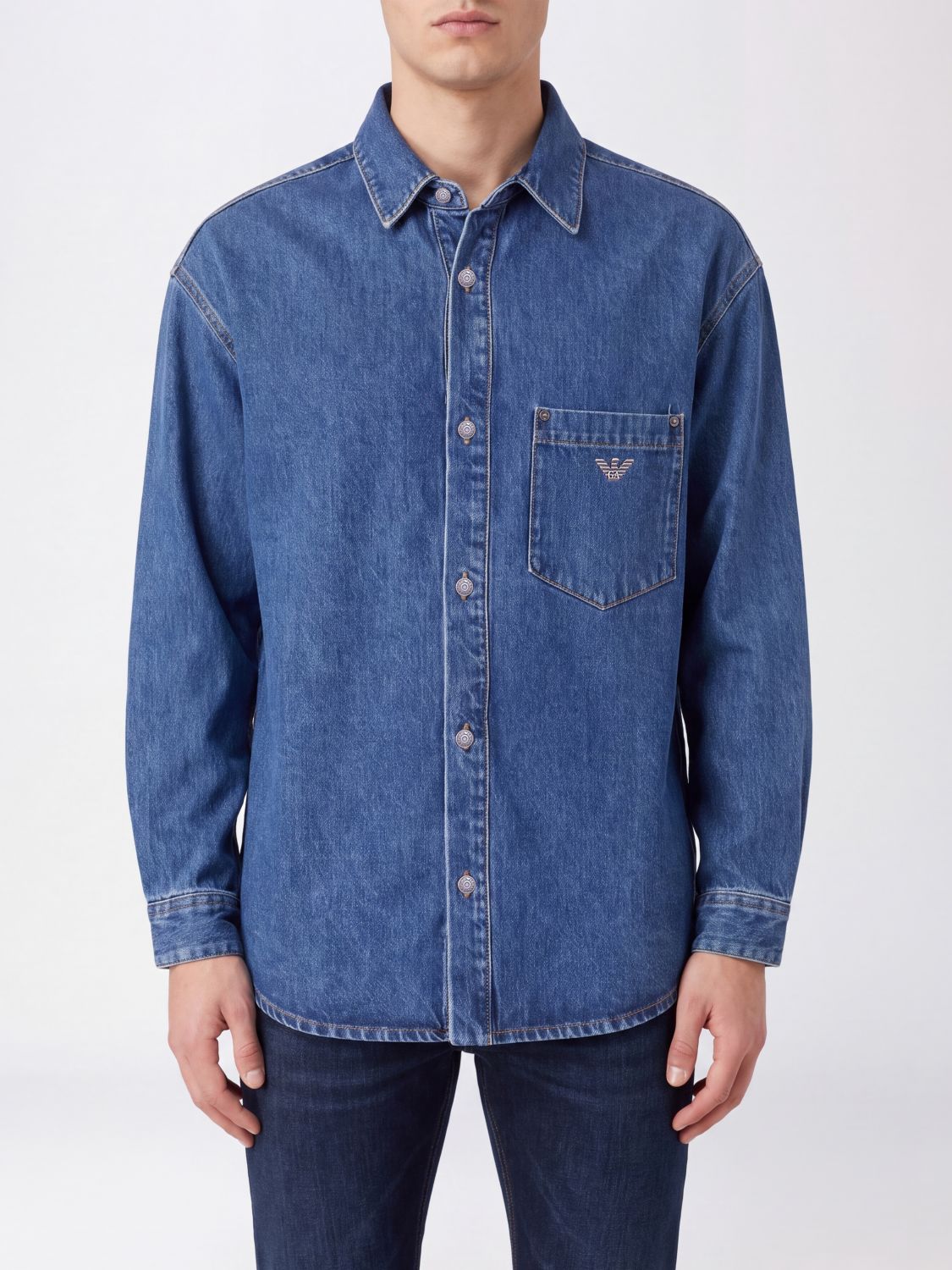 EMPORIO ARMANI Camicia Uomo colore Blue