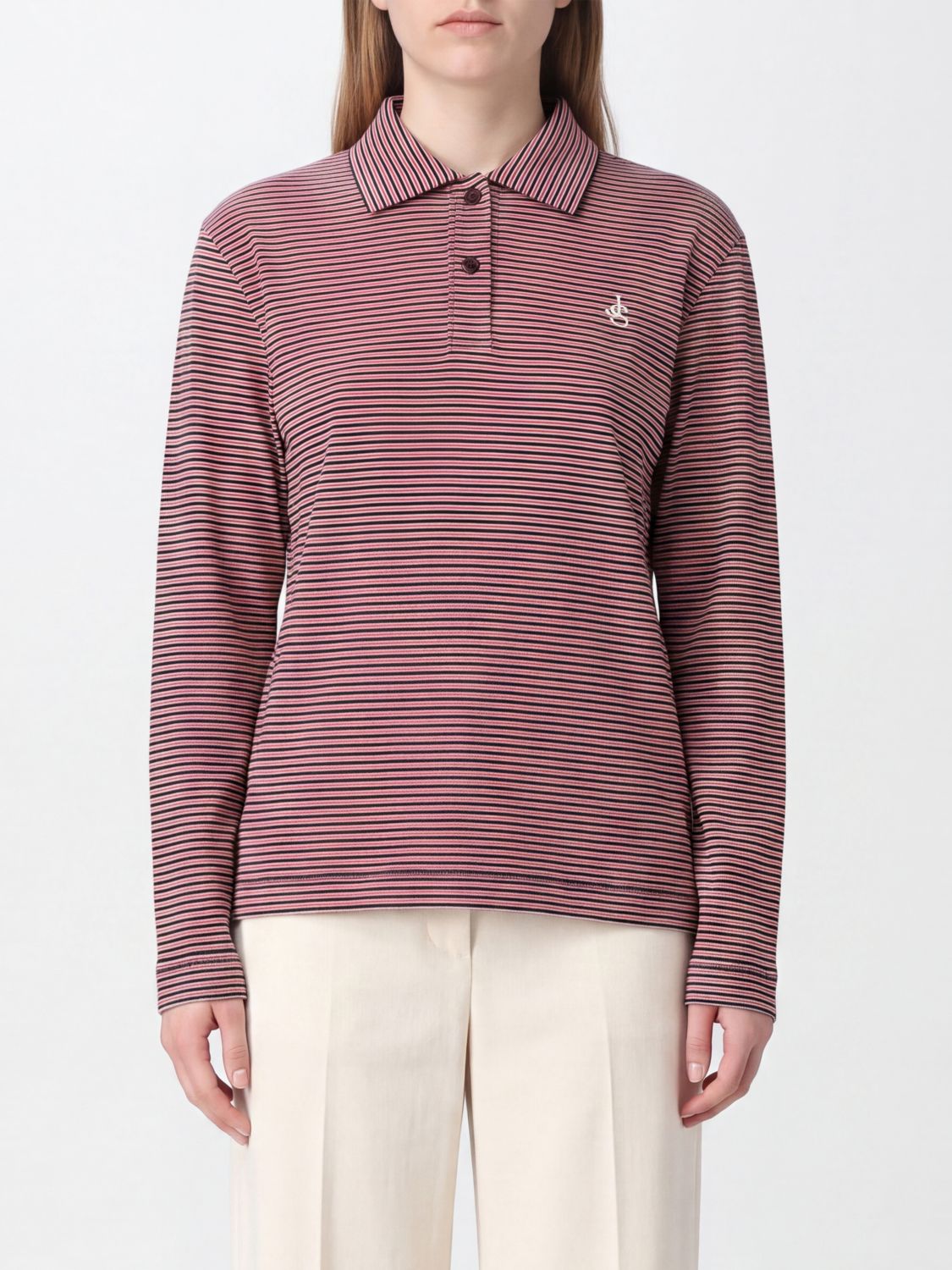 JIL SANDER Polo Shirt Woman color Red