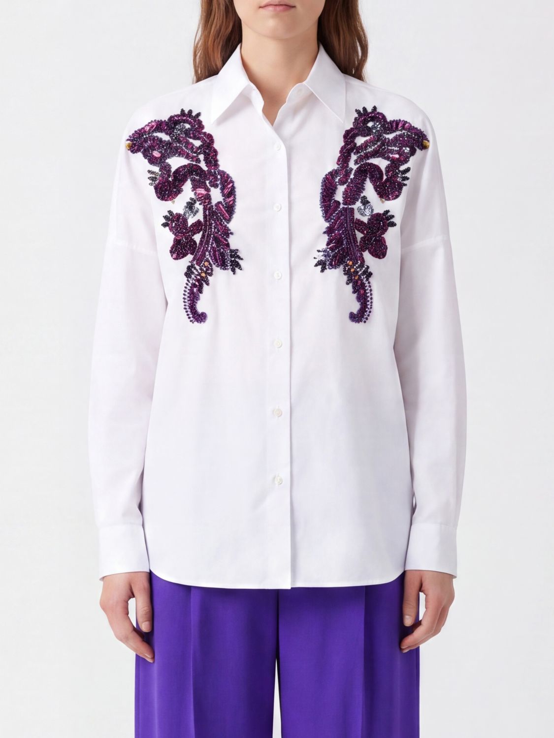 DRIES VAN NOTEN Shirt Woman color White