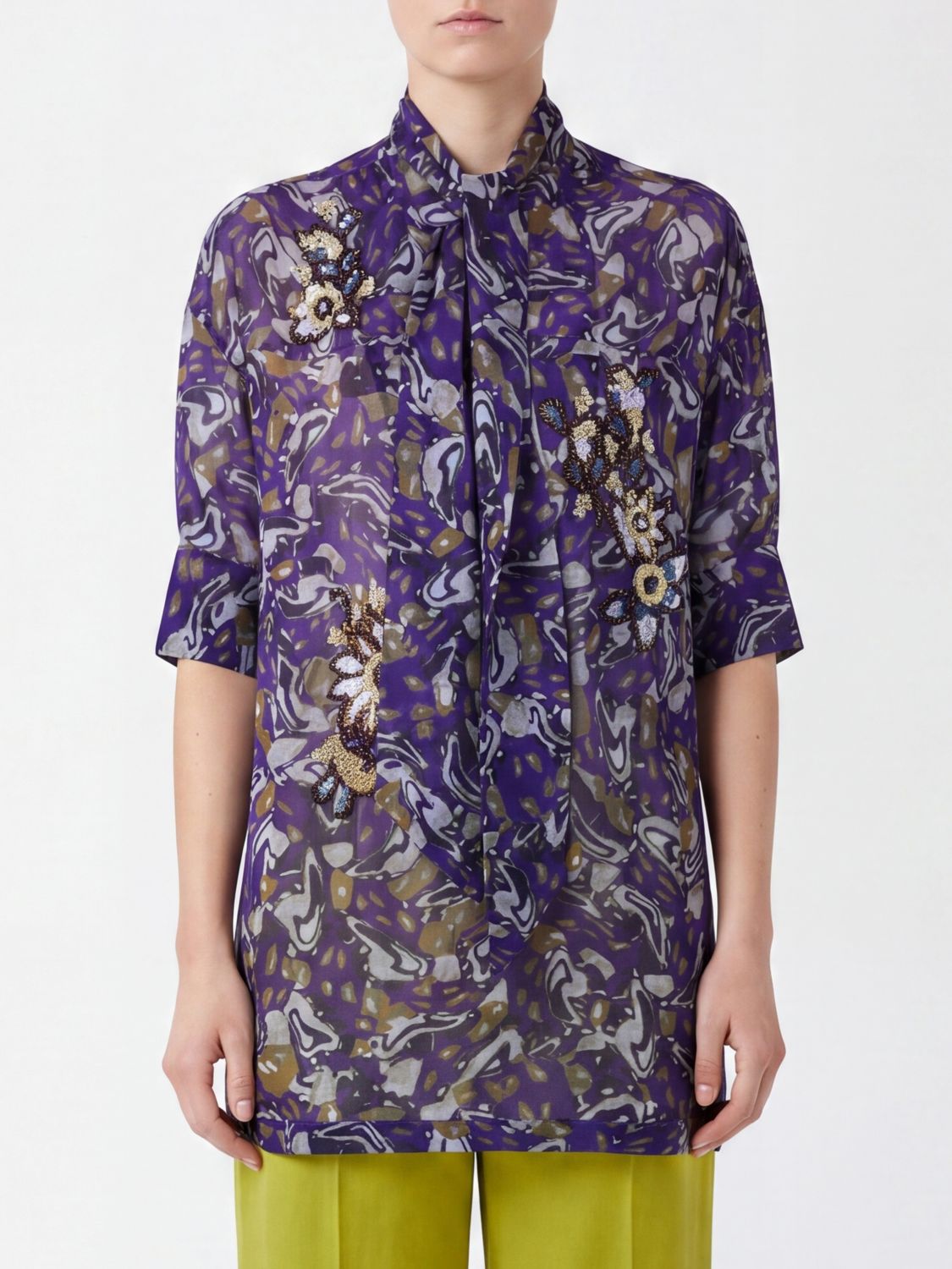 DRIES VAN NOTEN Shirt Woman color Multicolor