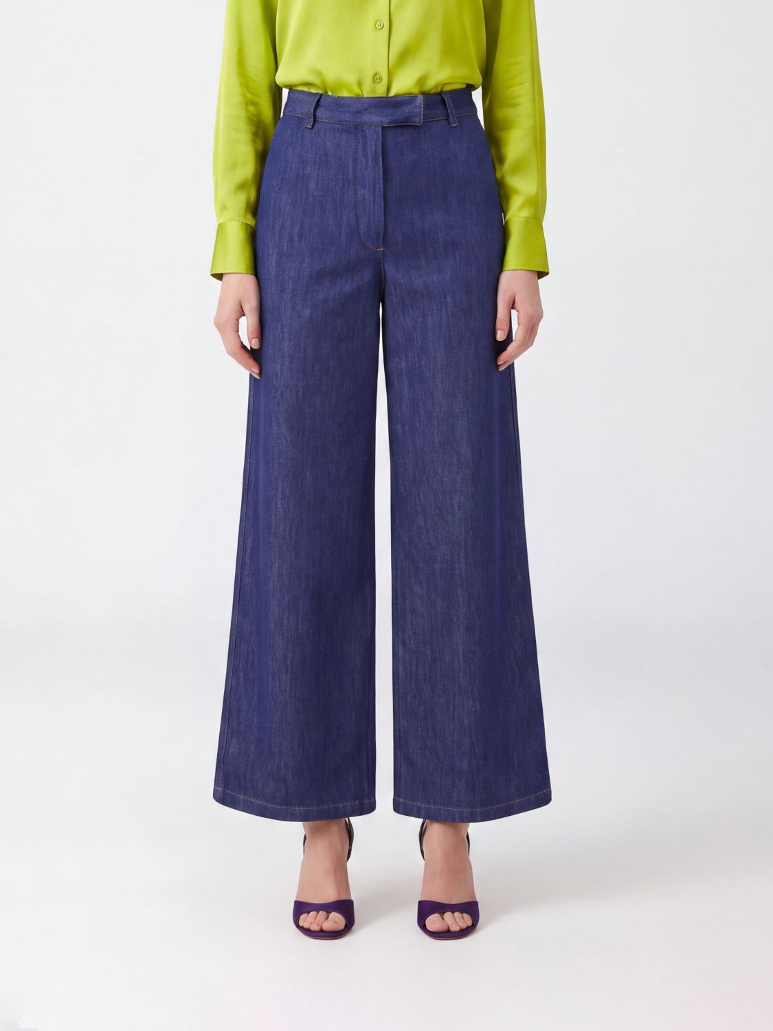 DRIES VAN NOTEN Jeans Woman color Blue