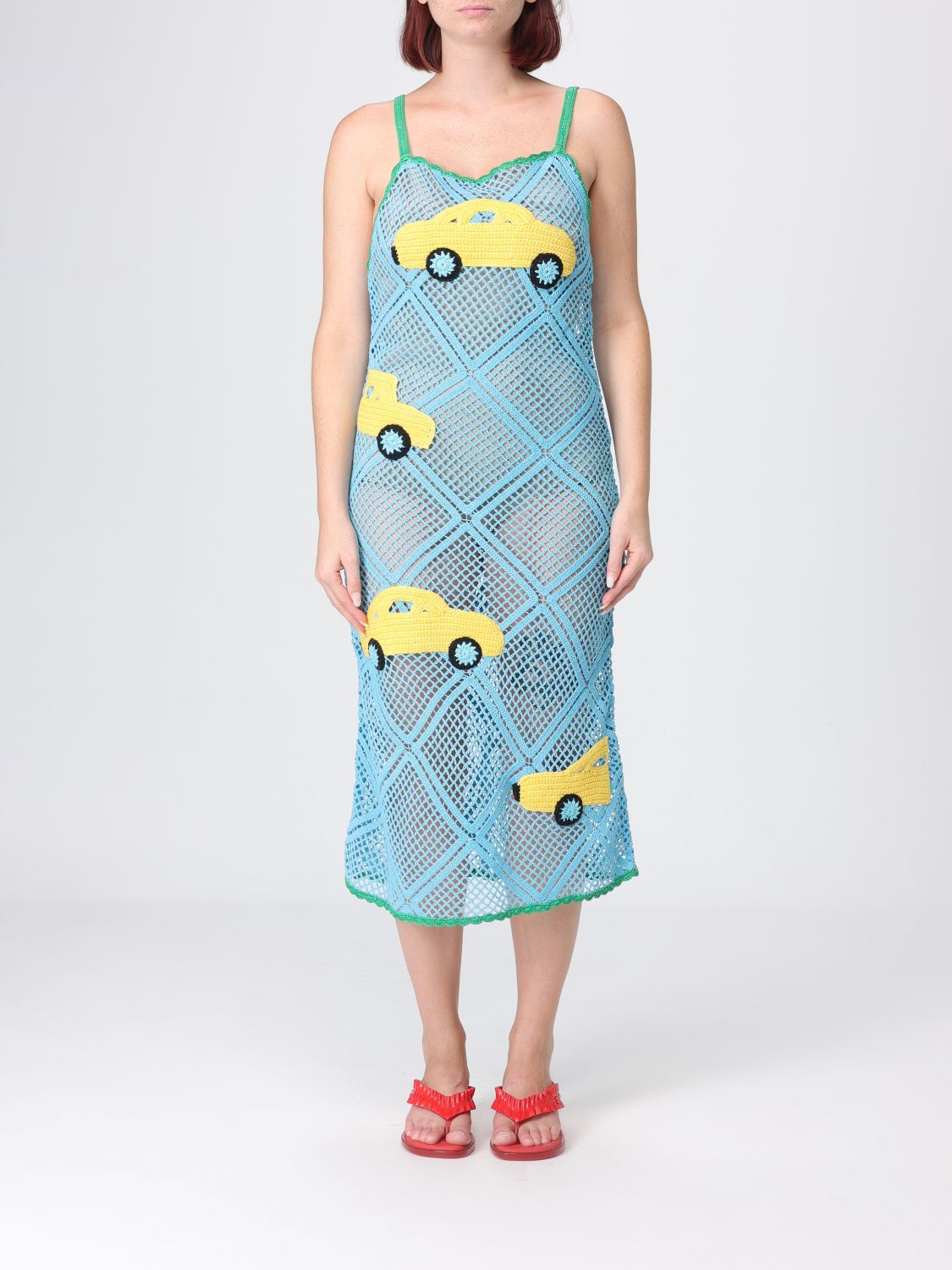JW ANDERSON Dress Woman color Blue