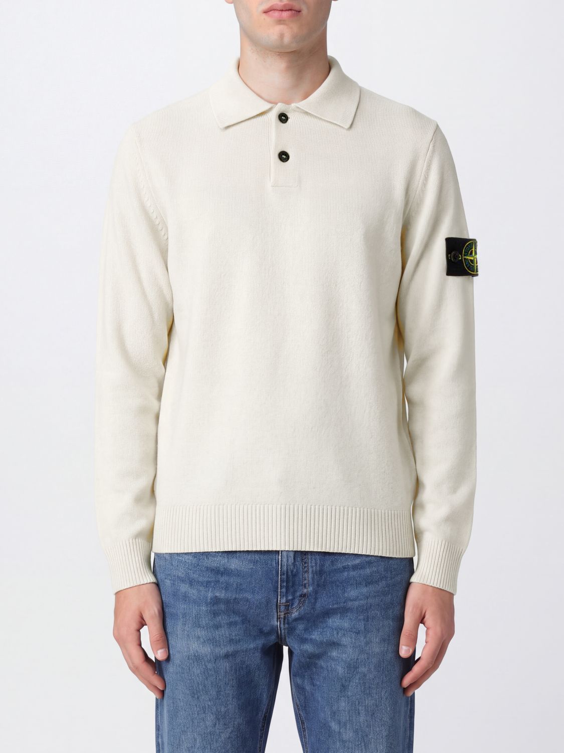 STONE ISLAND Maglia Uomo colore Bianco