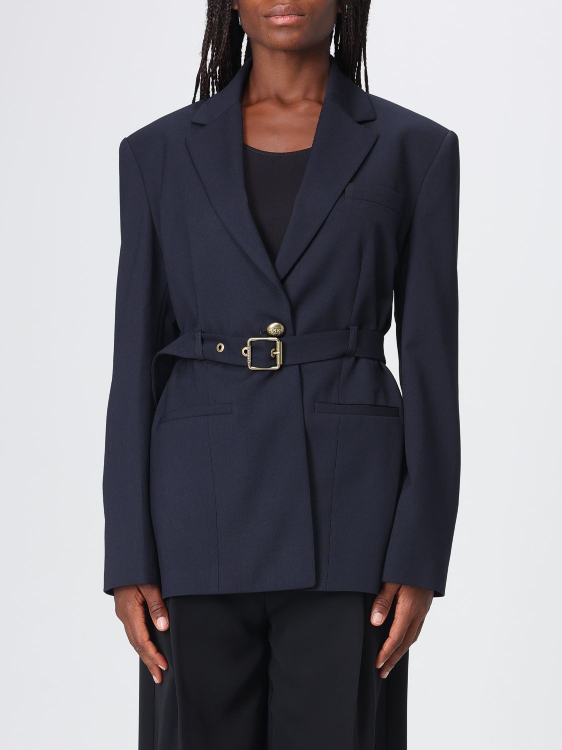 PINKO Jacket Woman color Blue