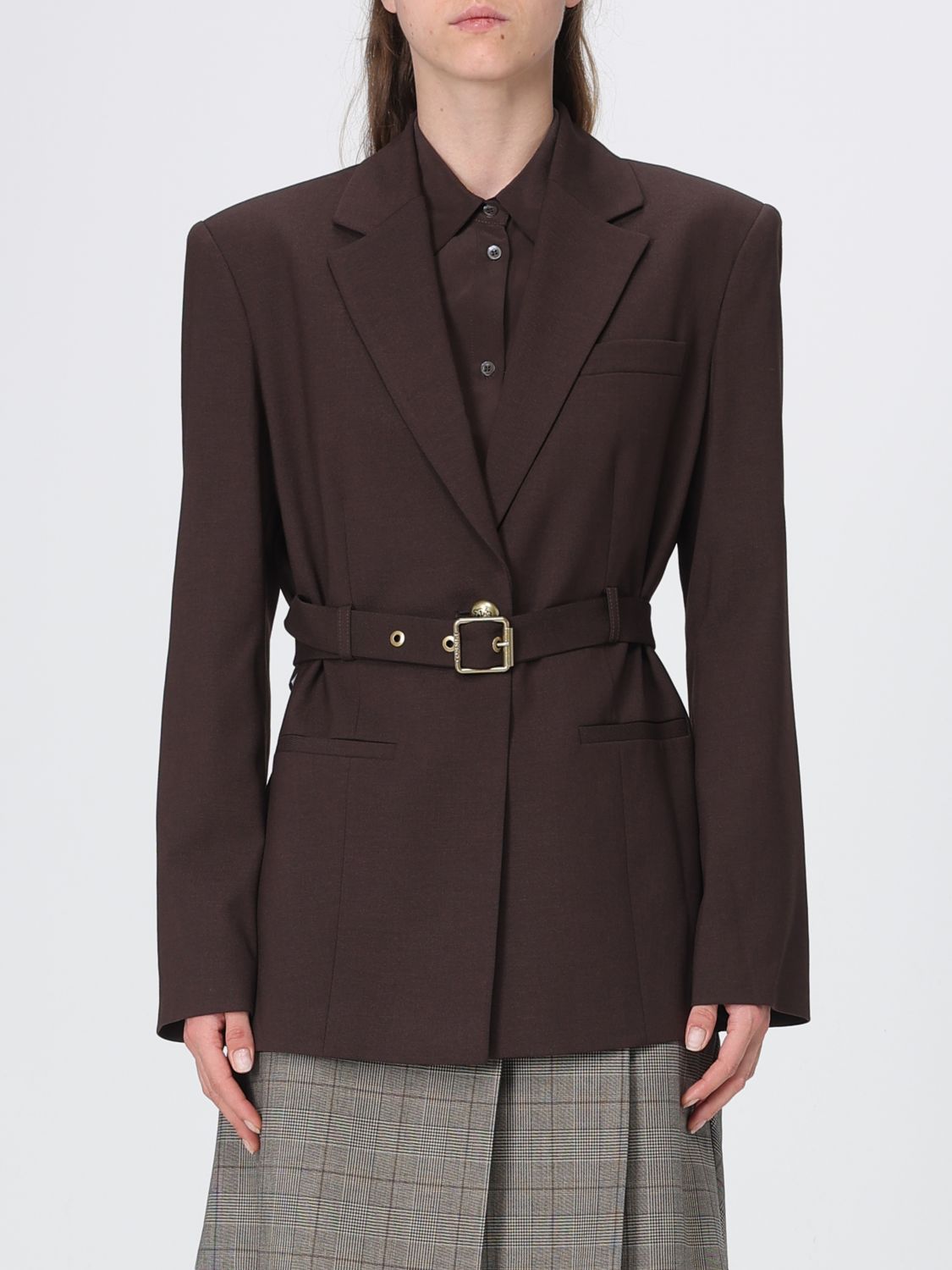 PINKO Jacket Woman color Brown