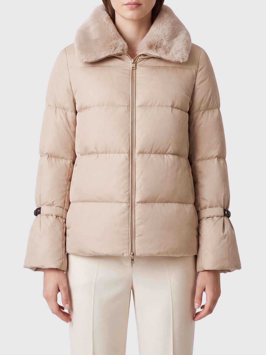 HERNO Jacket Woman color Beige