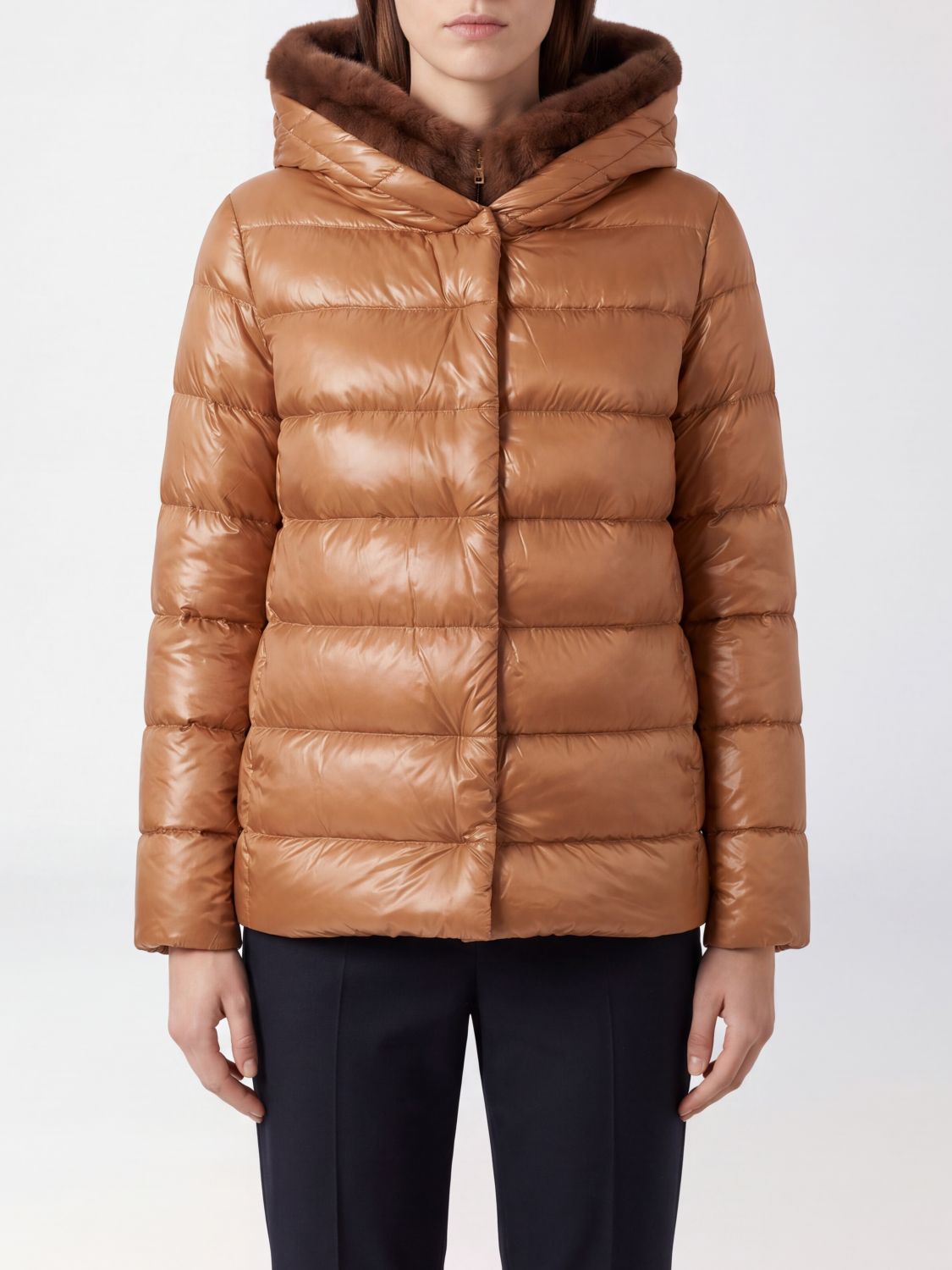 HERNO Jacket Woman color Camel