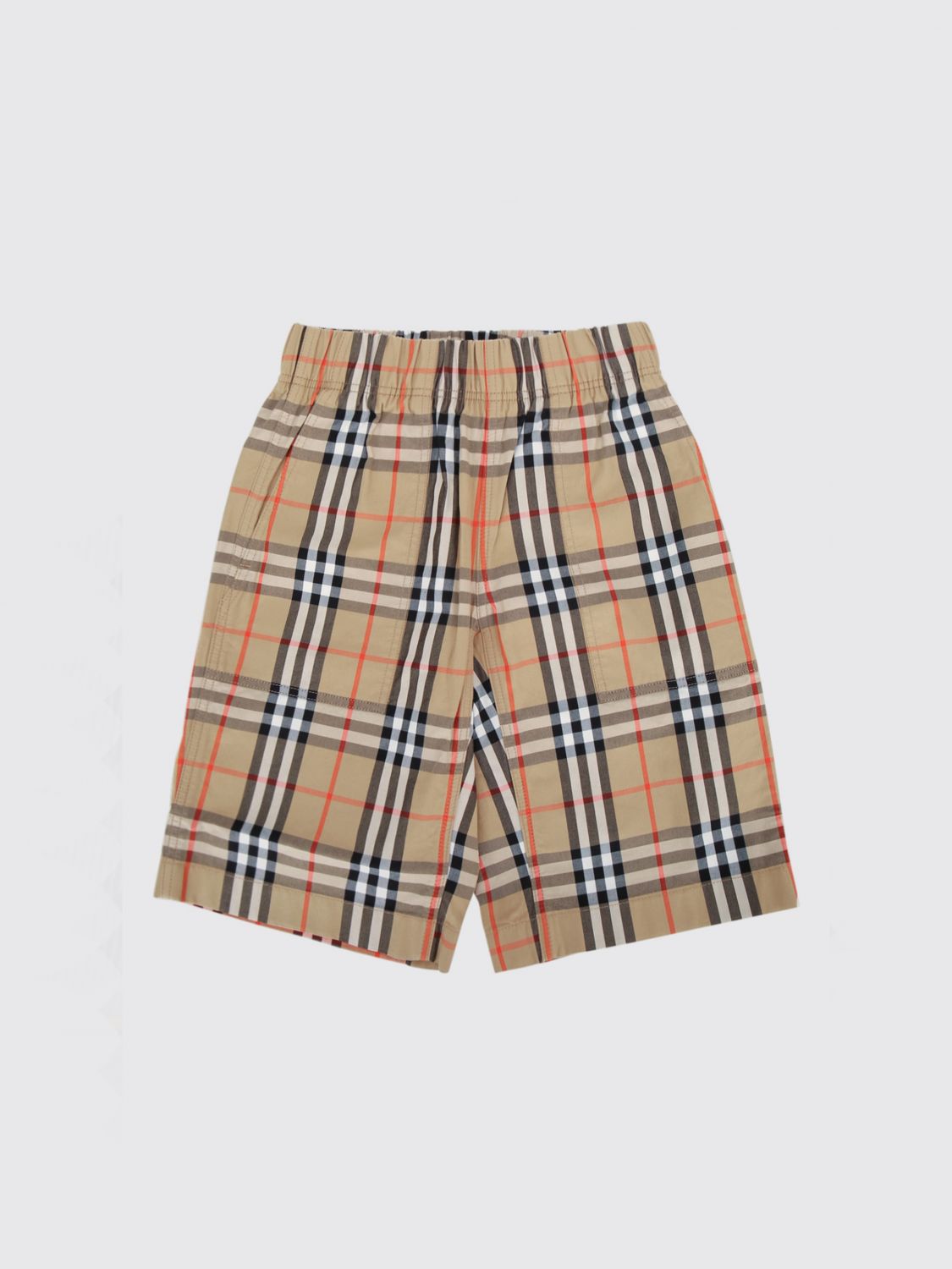 BURBERRY Shorts Kids color Sand