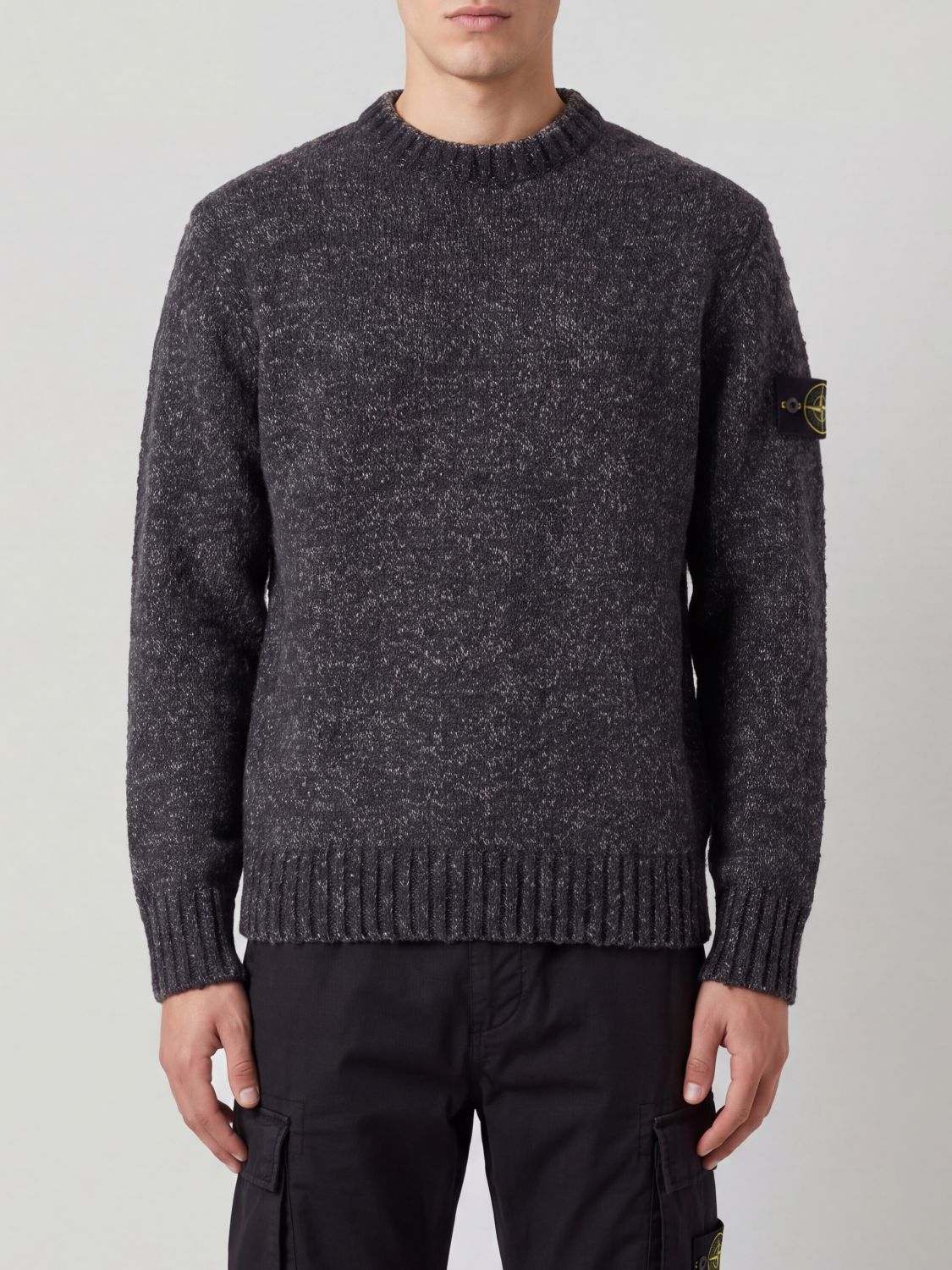 STONE ISLAND Sweater Men color Grey 1