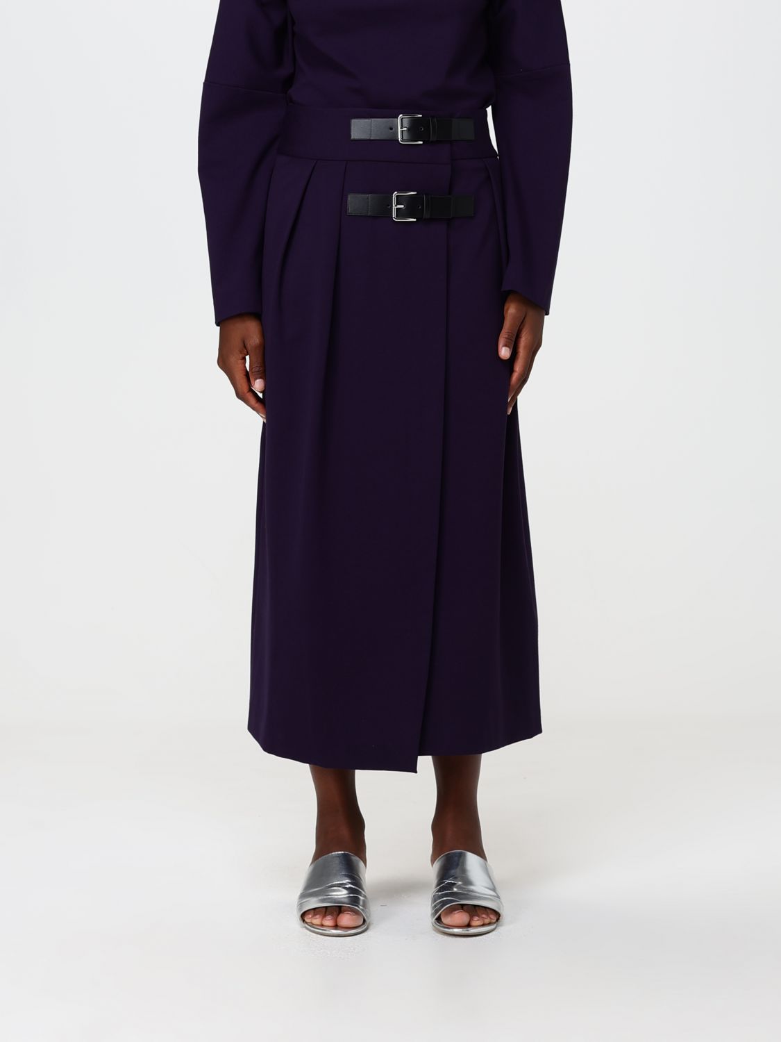 LIVIANA CONTI Skirt Woman color Blue