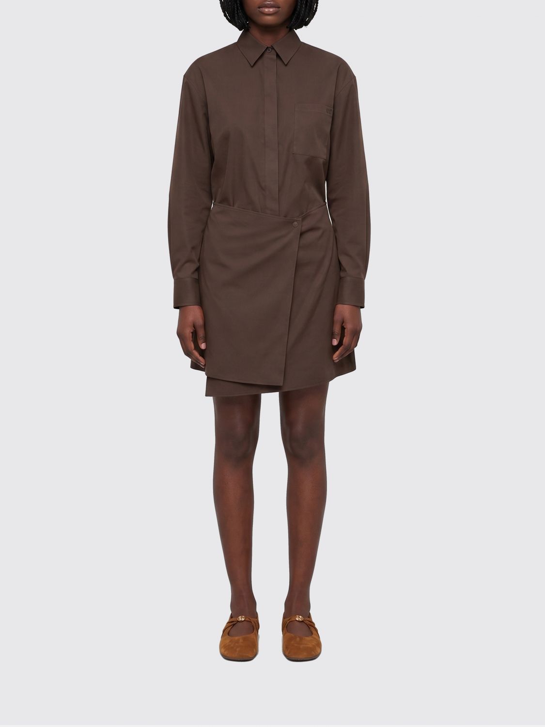 LOEWE Dress Woman color Brown