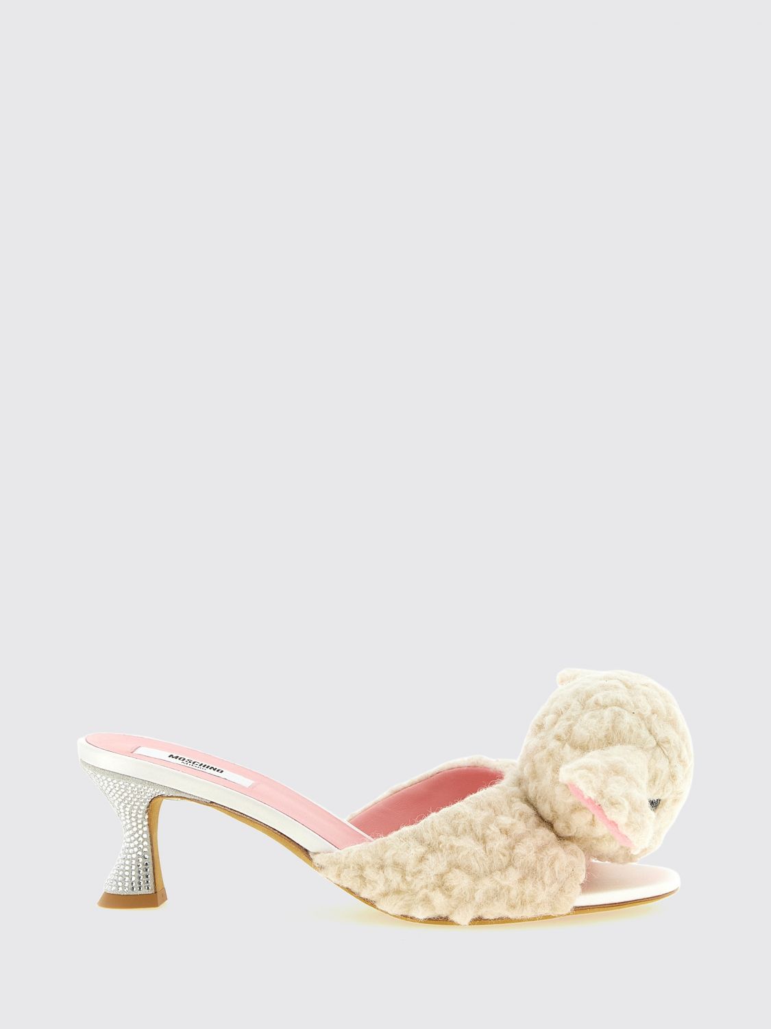 MOSCHINO COUTURE Heeled Sandal Woman color White