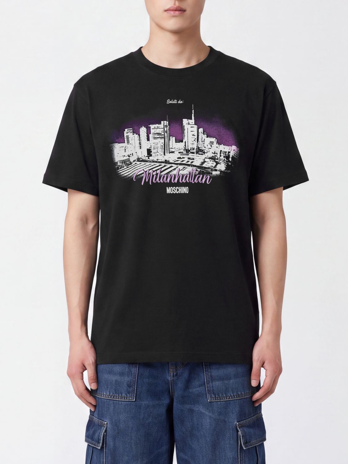MOSCHINO COUTURE T-Shirt Uomo colore Nero