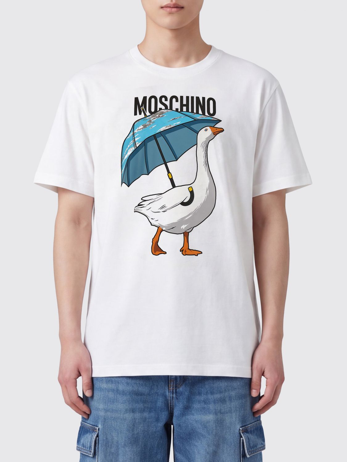 MOSCHINO COUTURE T-Shirt Uomo colore Bianco