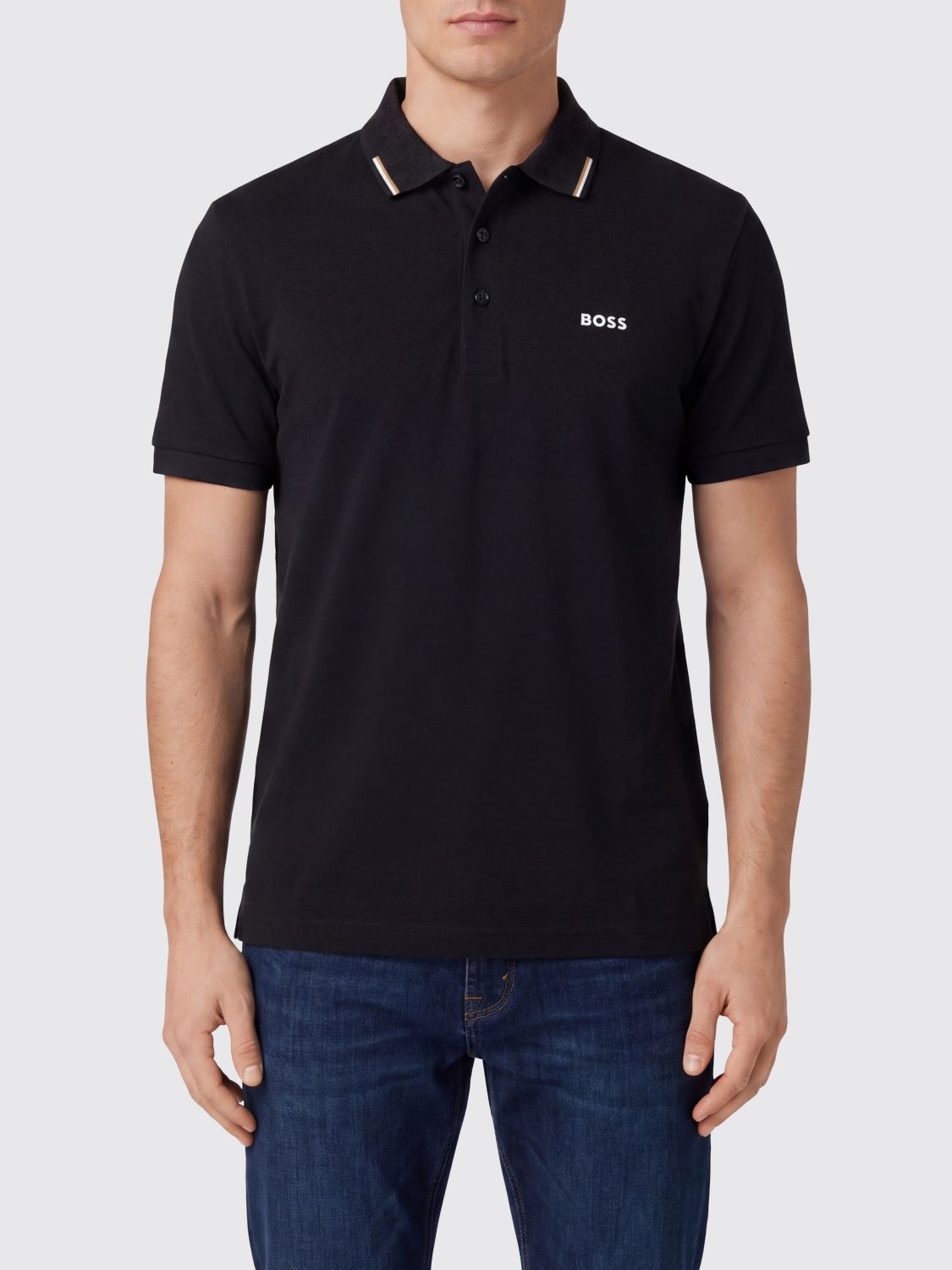 BOSS Polo Uomo colore Nero