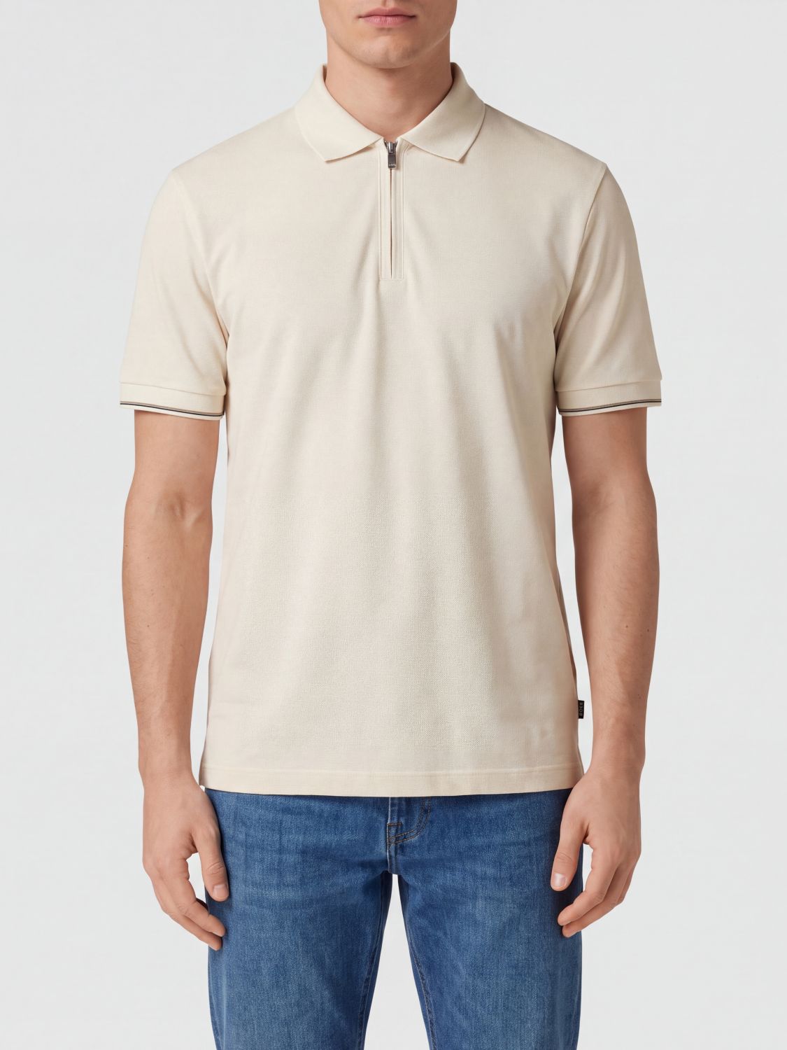 BOSS Polo Uomo colore Beige