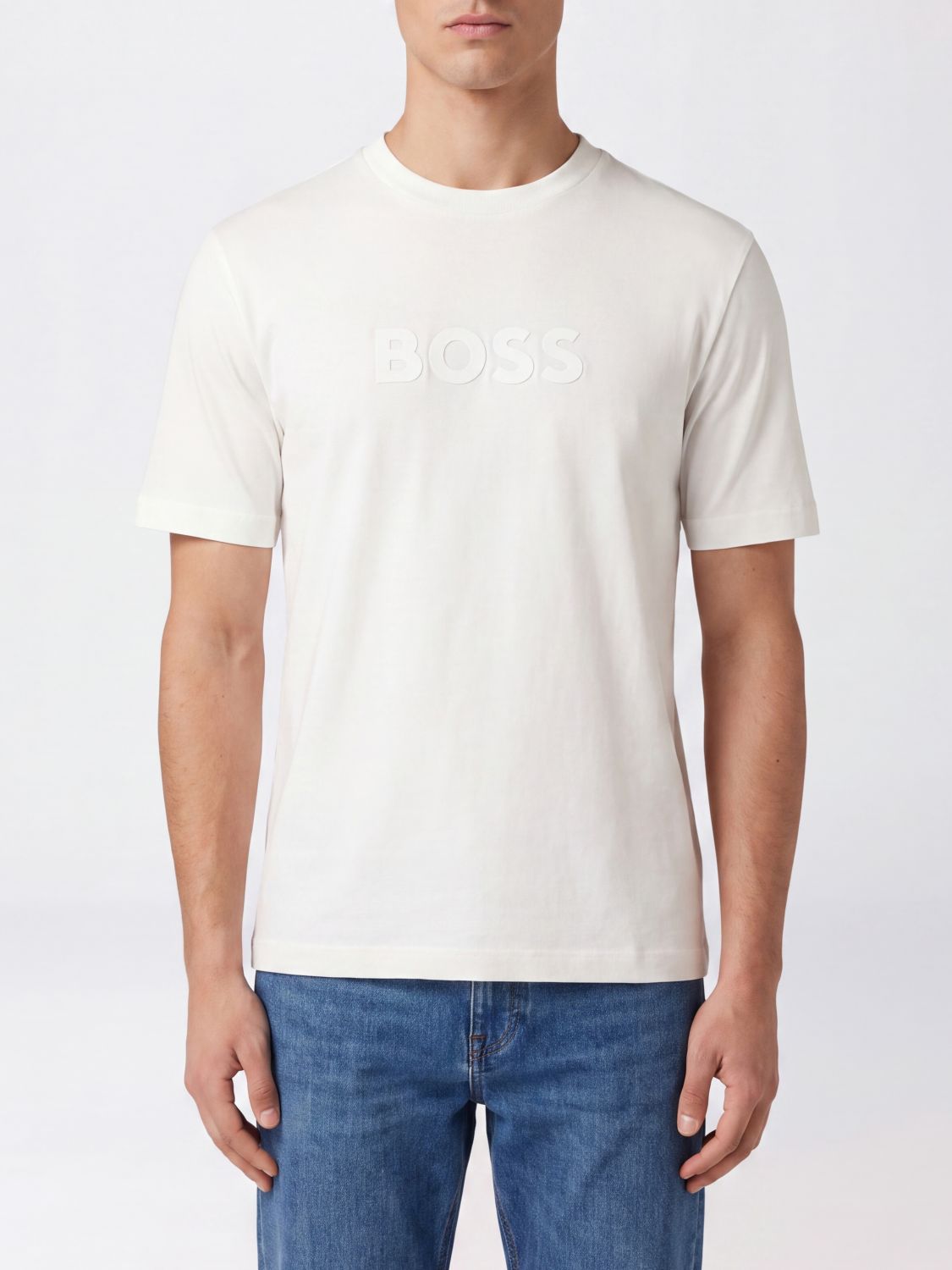 BOSS T-Shirt Uomo colore Bianco