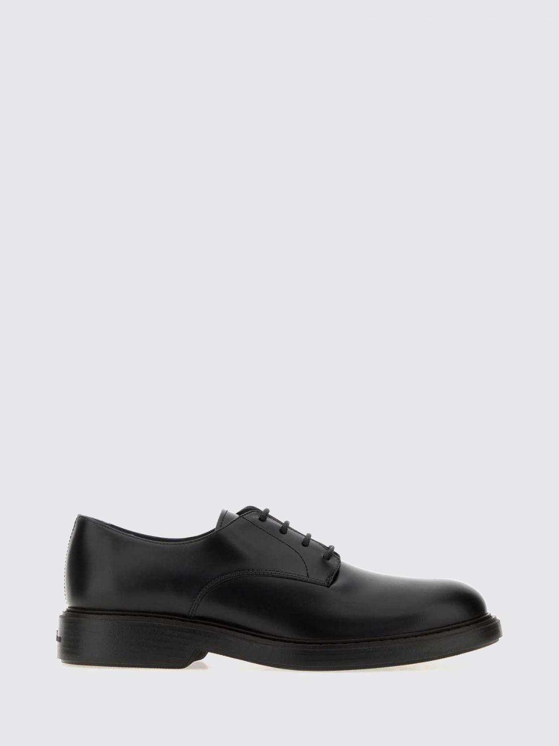 HOGAN H704 Smooth Leather Derby Shoes with a Rubber Sole