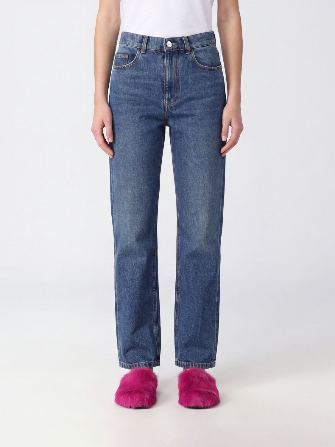 MARNI Jeans Woman color Blue