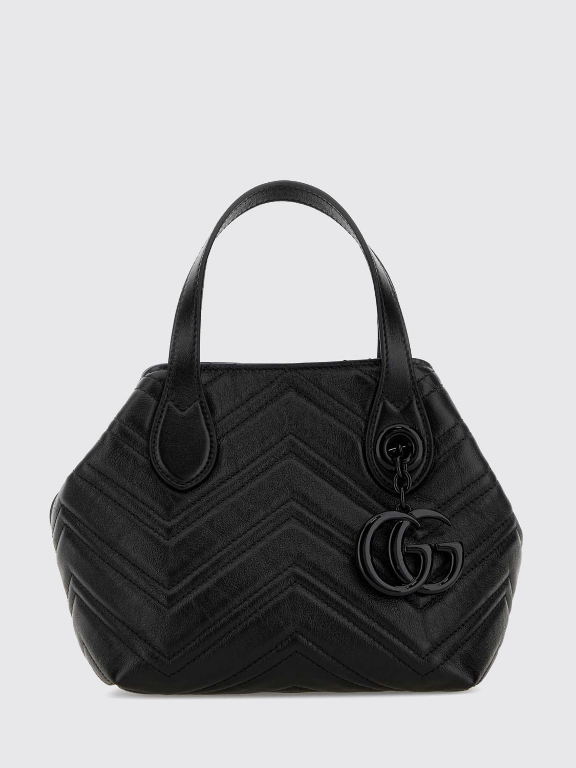GUCCI GG Marmont Mini-Henkeltasche aus Matelassé-Nappaleder mit Chevron-Muster