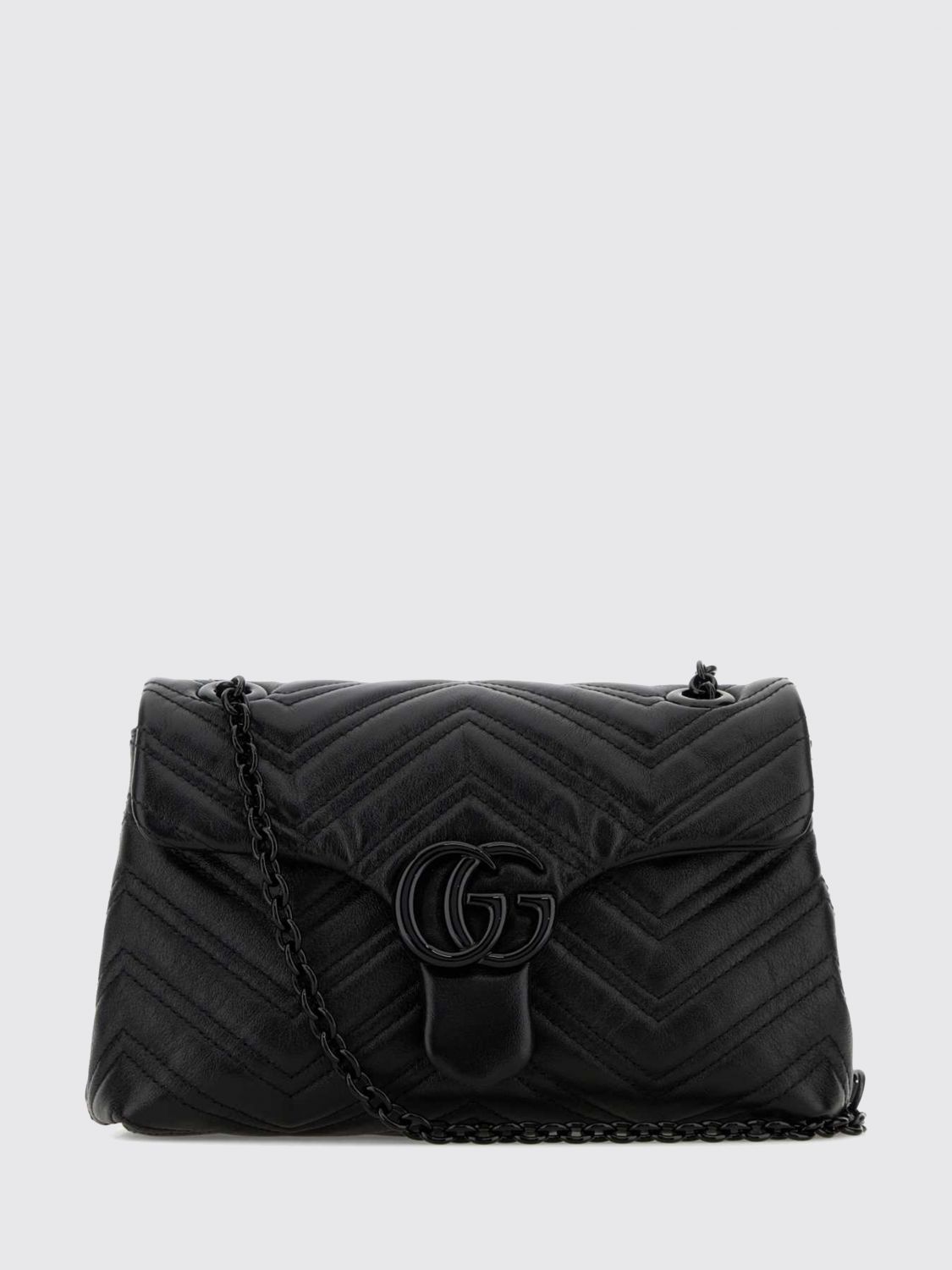 GUCCI GG Marmont Mini Shoulder Bag in Matelassé Nappa with Chain Strap