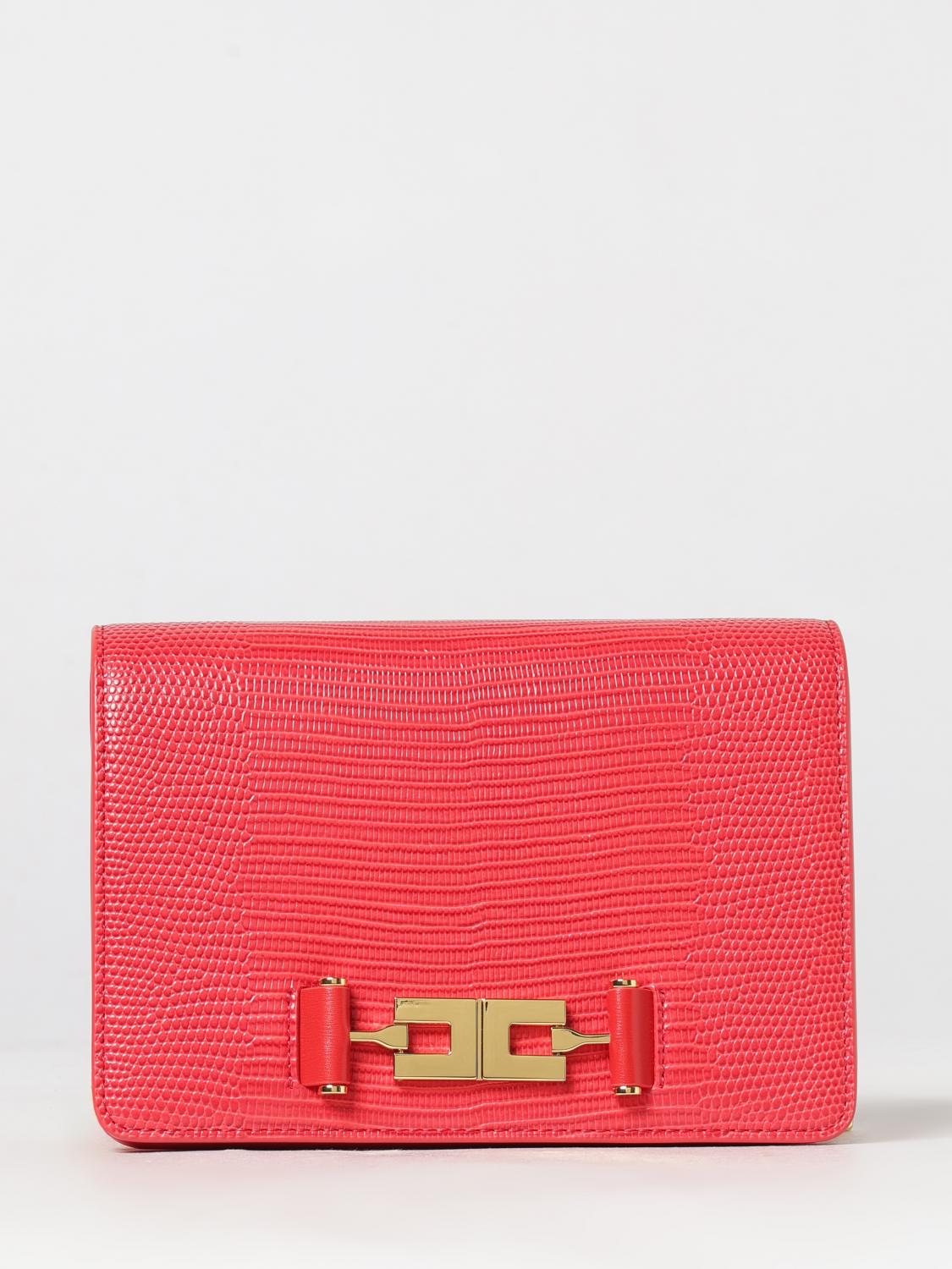 ELISABETTA FRANCHI Mini-Umhängetasche mit Monogramm und Metall-Logo
