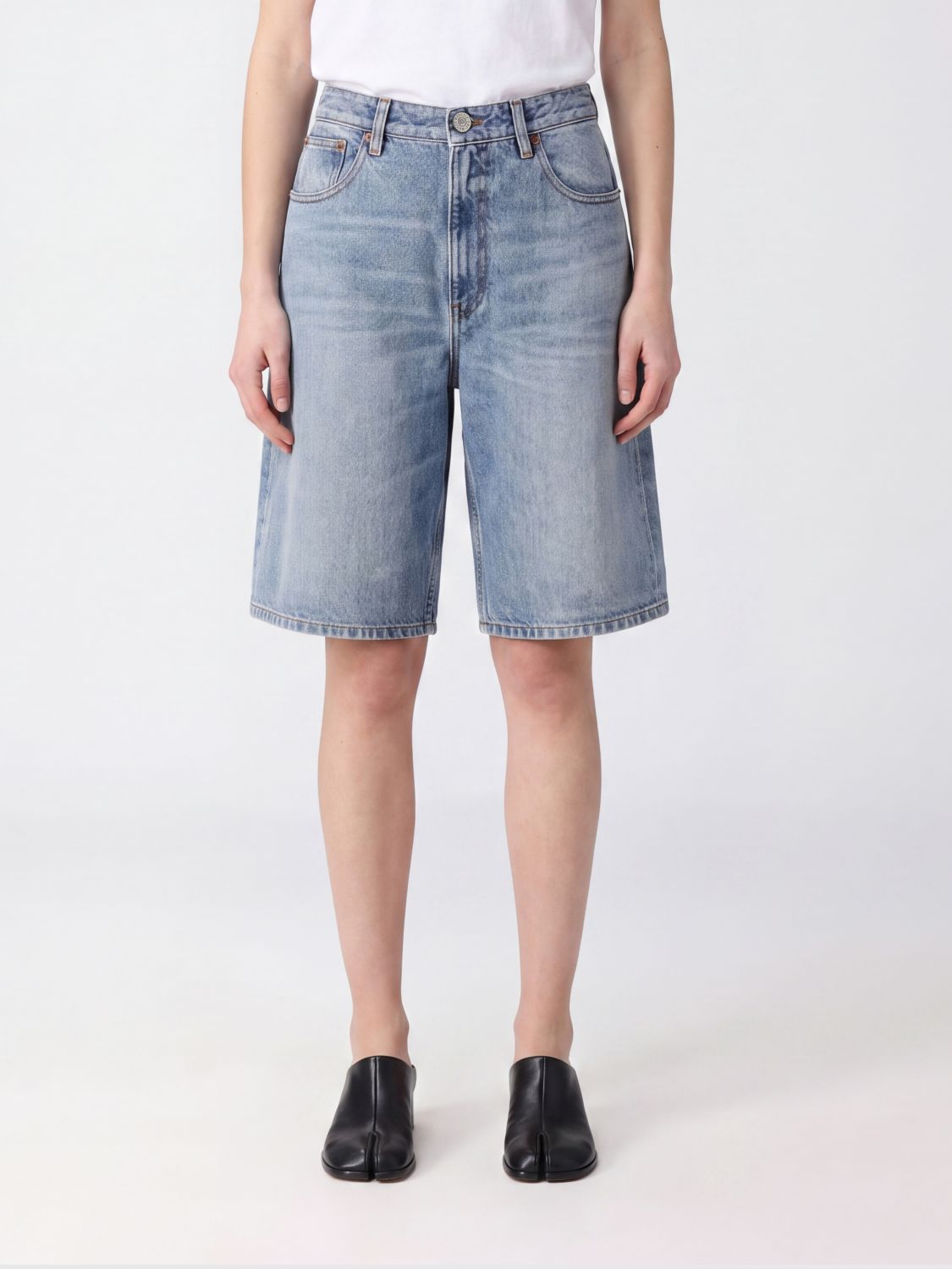MM6 MAISON MARGIELA Shorts Woman color Blue
