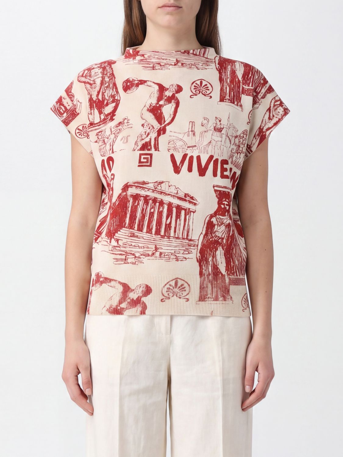 VIVIENNE WESTWOOD Top Donna colore Rosso