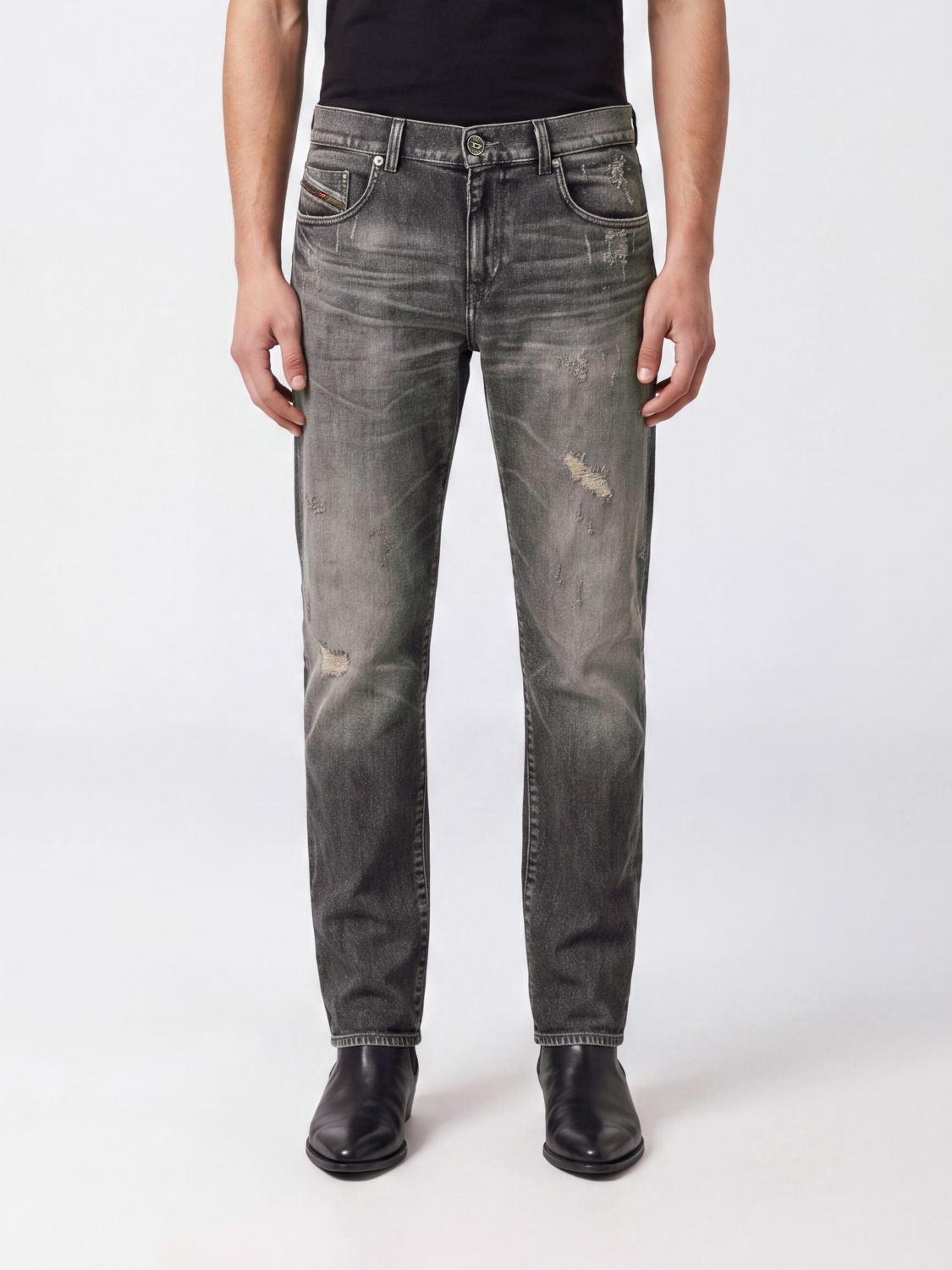 DIESEL Jeans Uomo colore Grigio