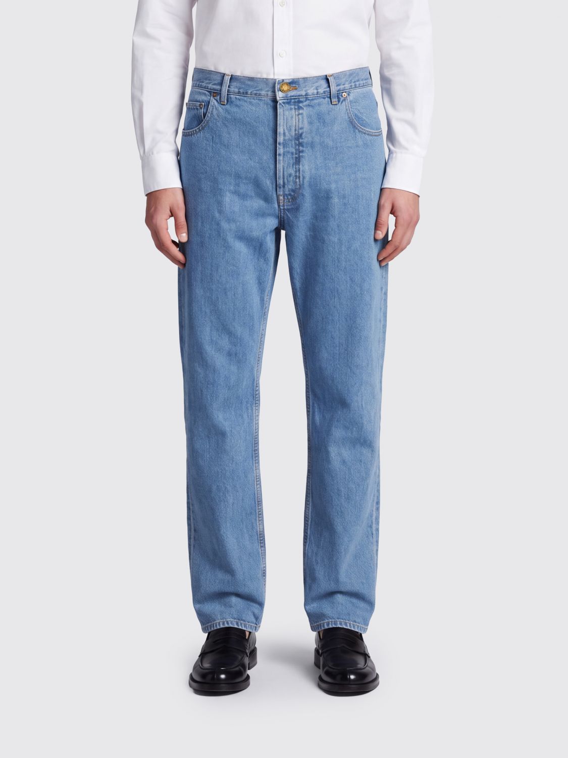 THOM BROWNE Jeans Men color Blue