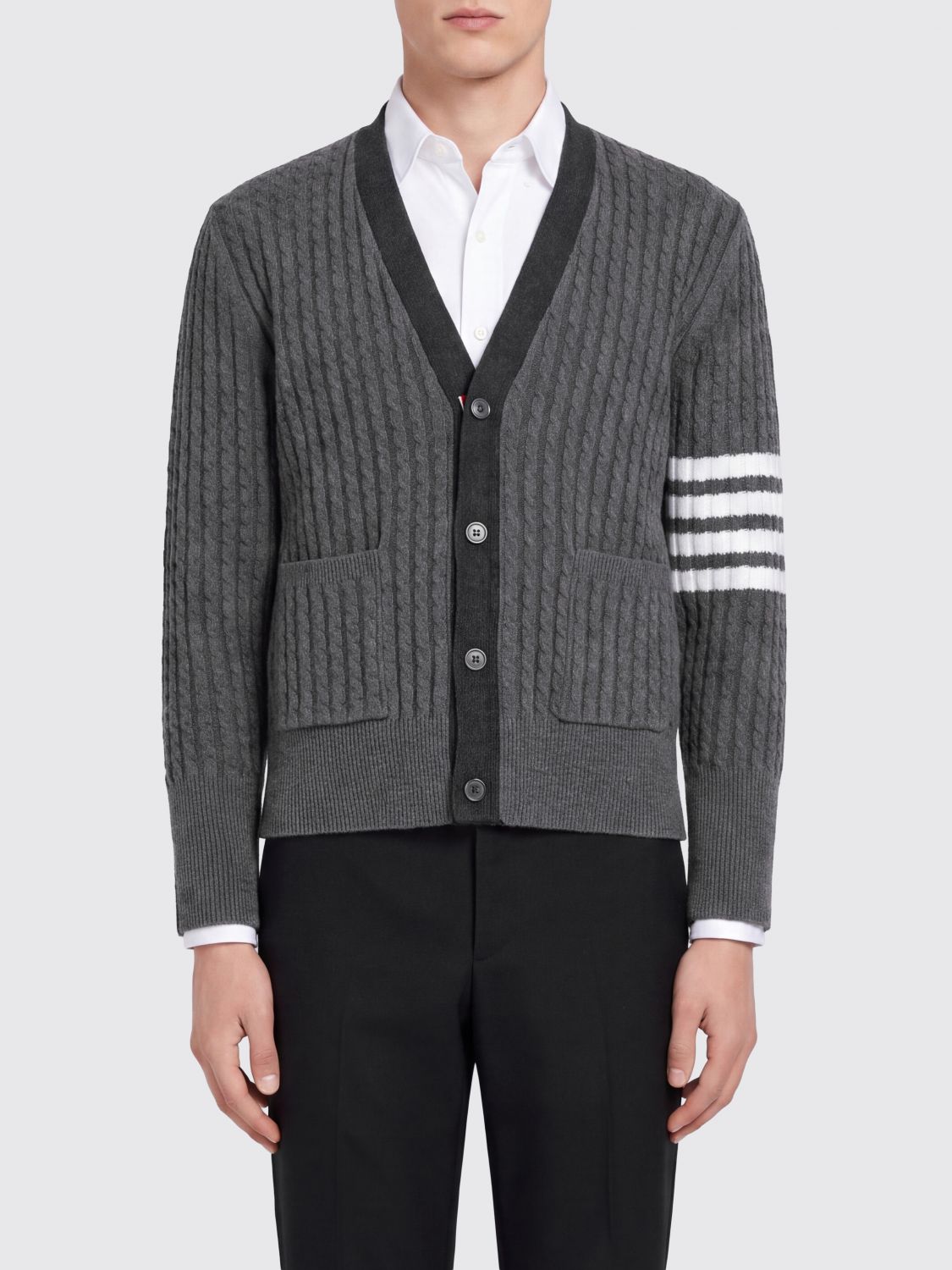 THOM BROWNE Sweater Men color Grey