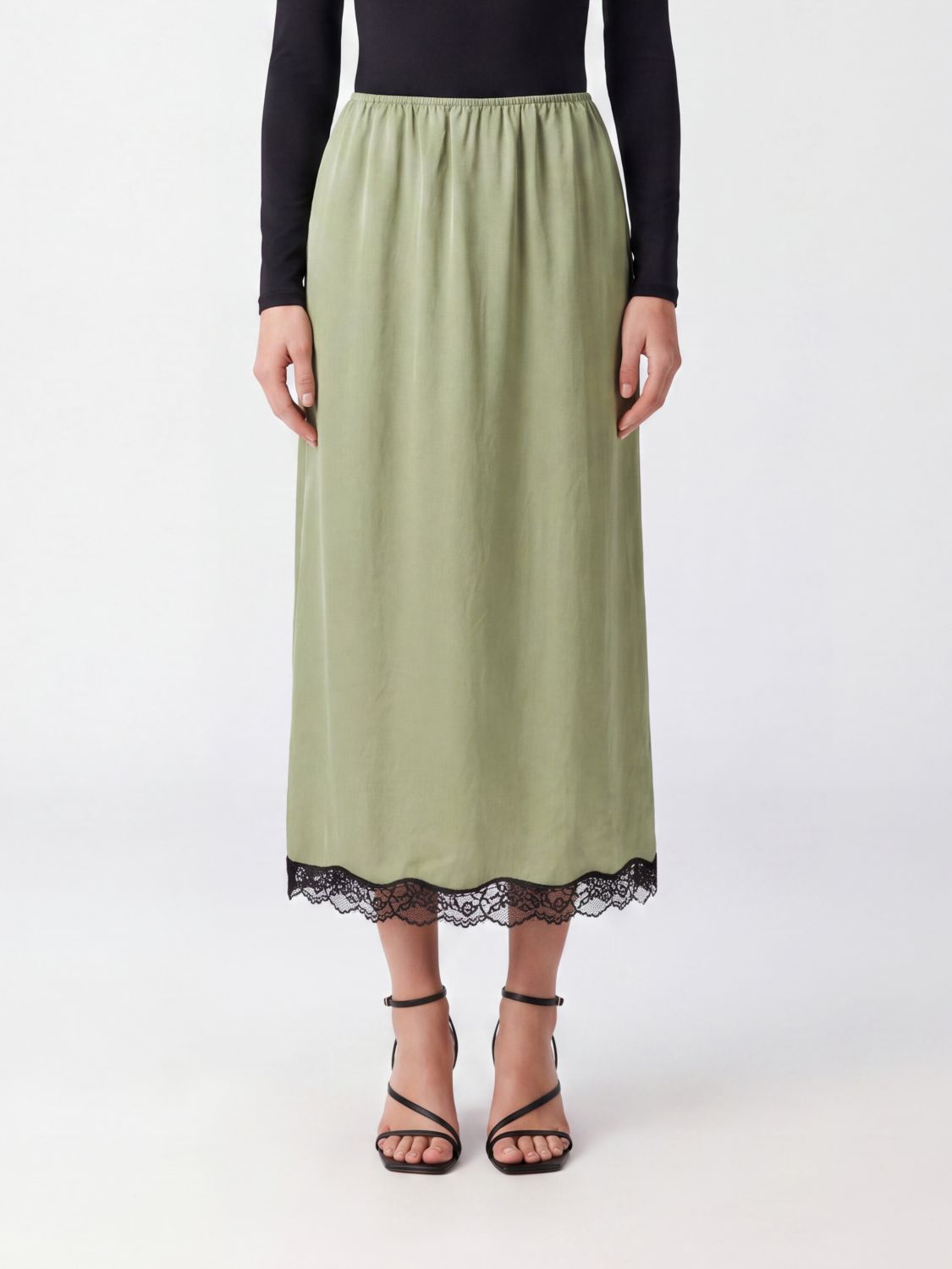 TWINSET Skirt Woman color Green