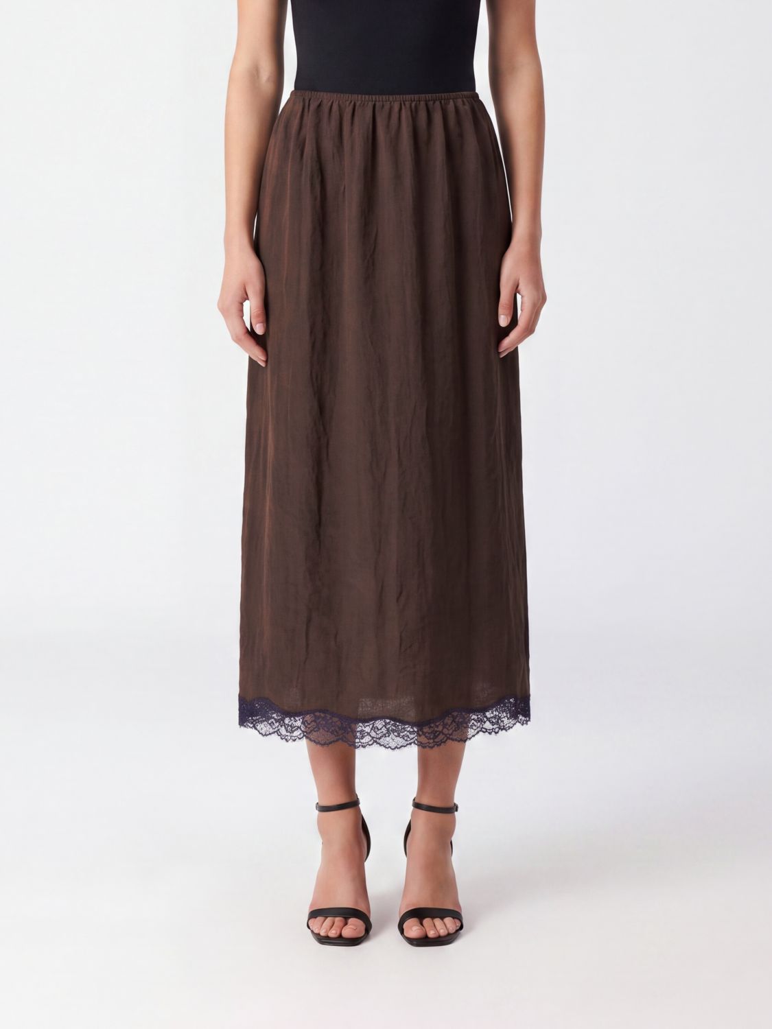 TWINSET Skirt Woman color Brown