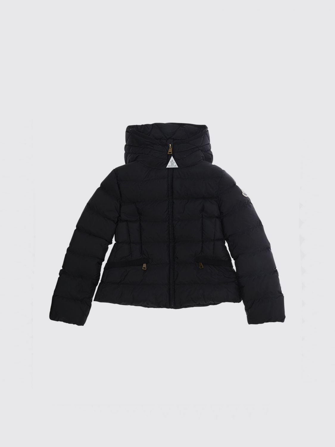 MONCLER Gesteppte Avoce Nylon-Daunenjacke für Jungen mit Kapuze