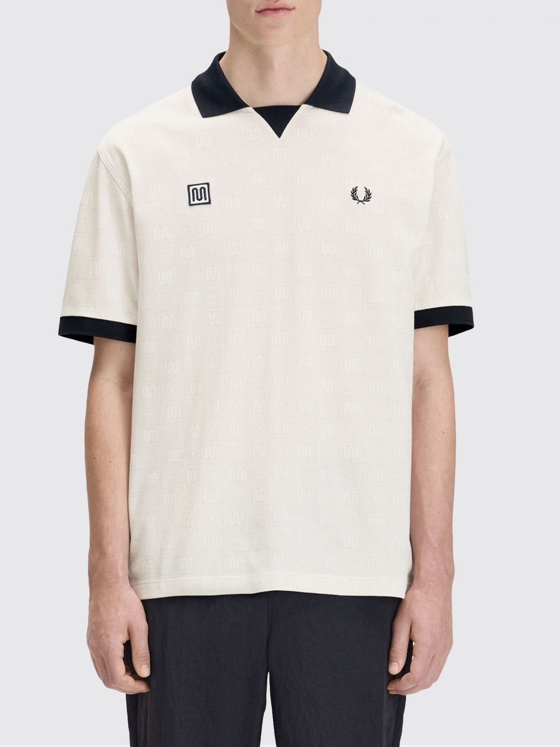 FRED PERRY Polo Uomo colore Avorio