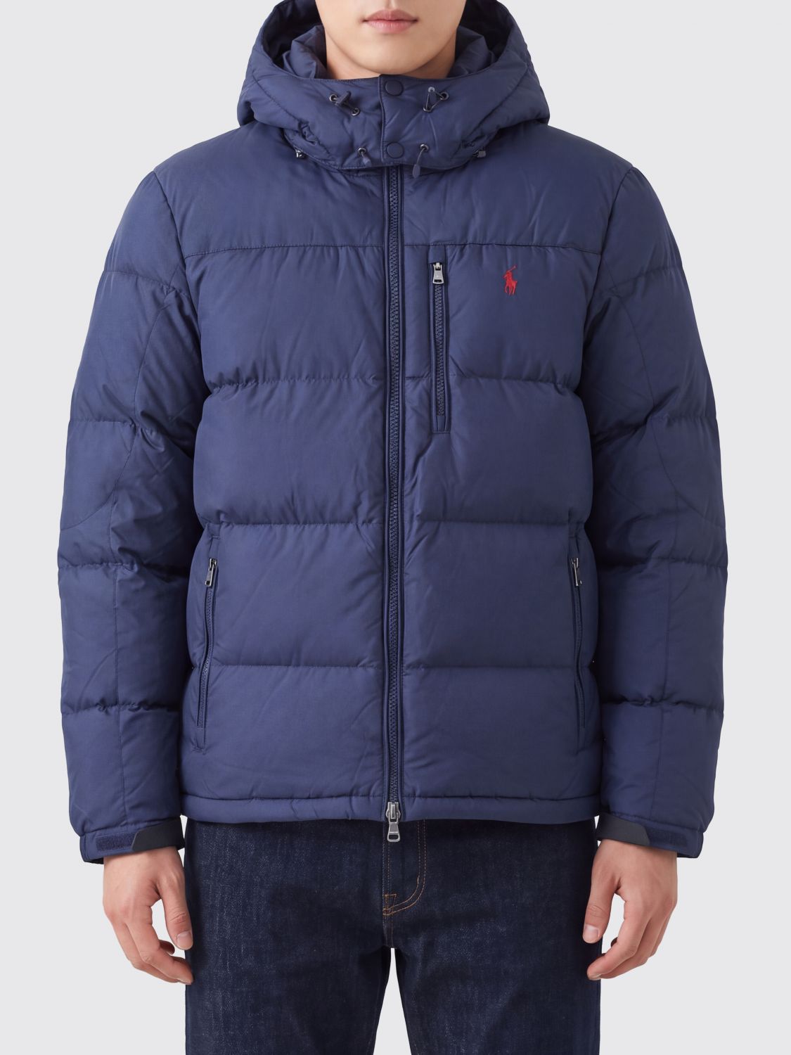 POLO RALPH LAUREN Gorham Gesteppte Nylon-Daunenjacke mit Kapuze und Pony-Logo