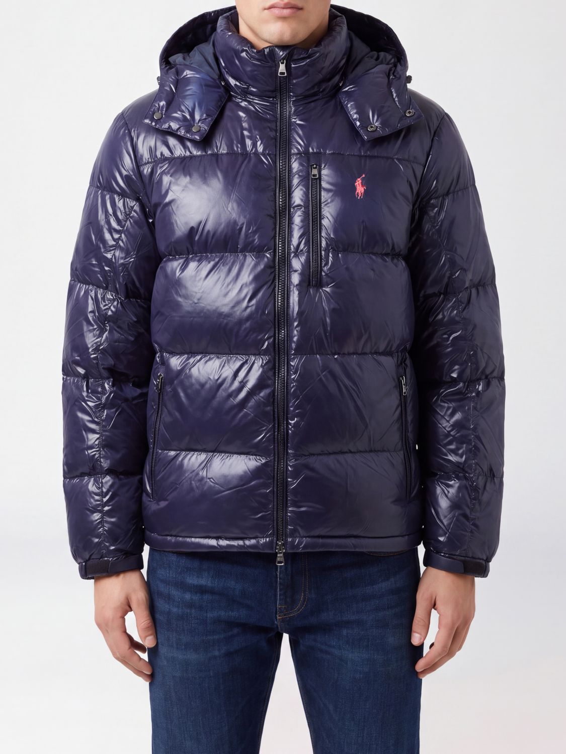 POLO RALPH LAUREN Gesteppte Gorham Daunenjacke mit Kapuze von aus recyceltem Nylon