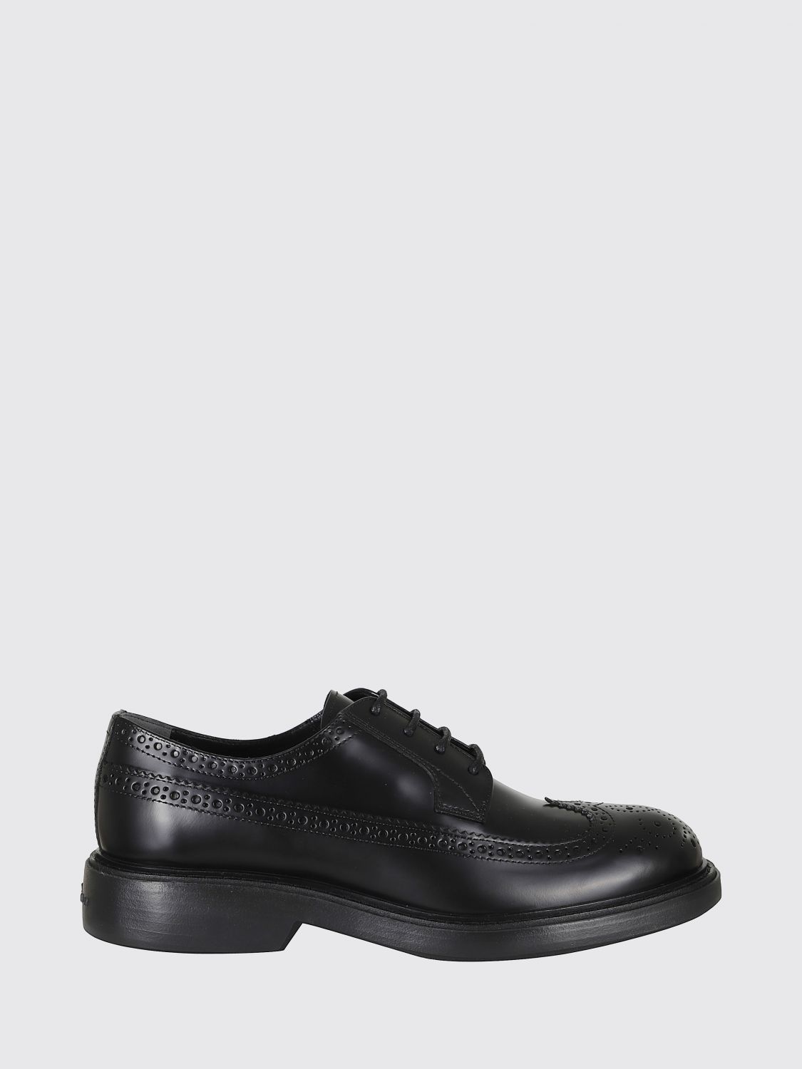 HOGAN H704 Glattleder-Derby-Schuhe mit Brogue-Muster